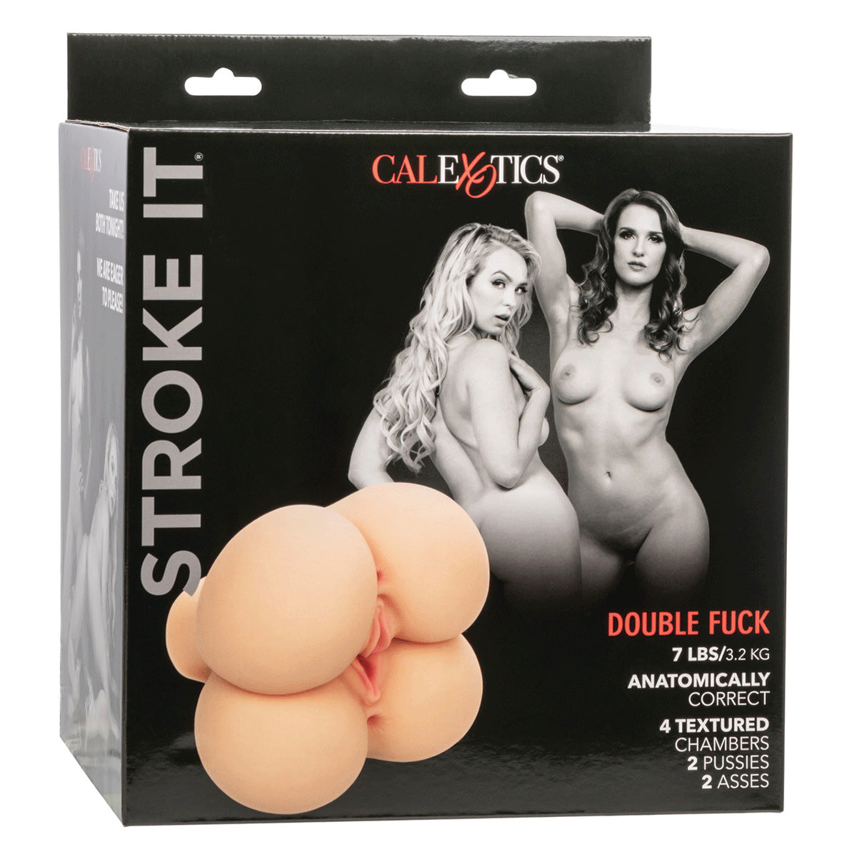 CALEXOTICS® - Stroke It Double Fuck - 7 LBS / 3.2 KG - Ivory