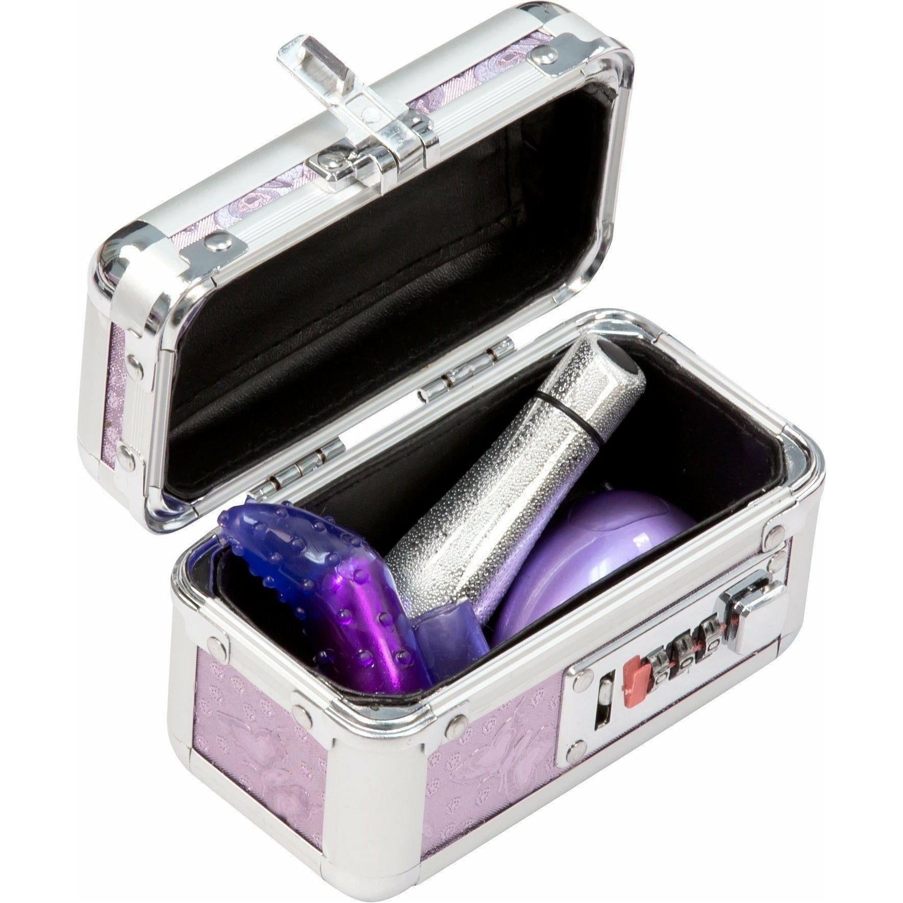 PowerBullet - Mini Lockable Vibrator Case - Purple