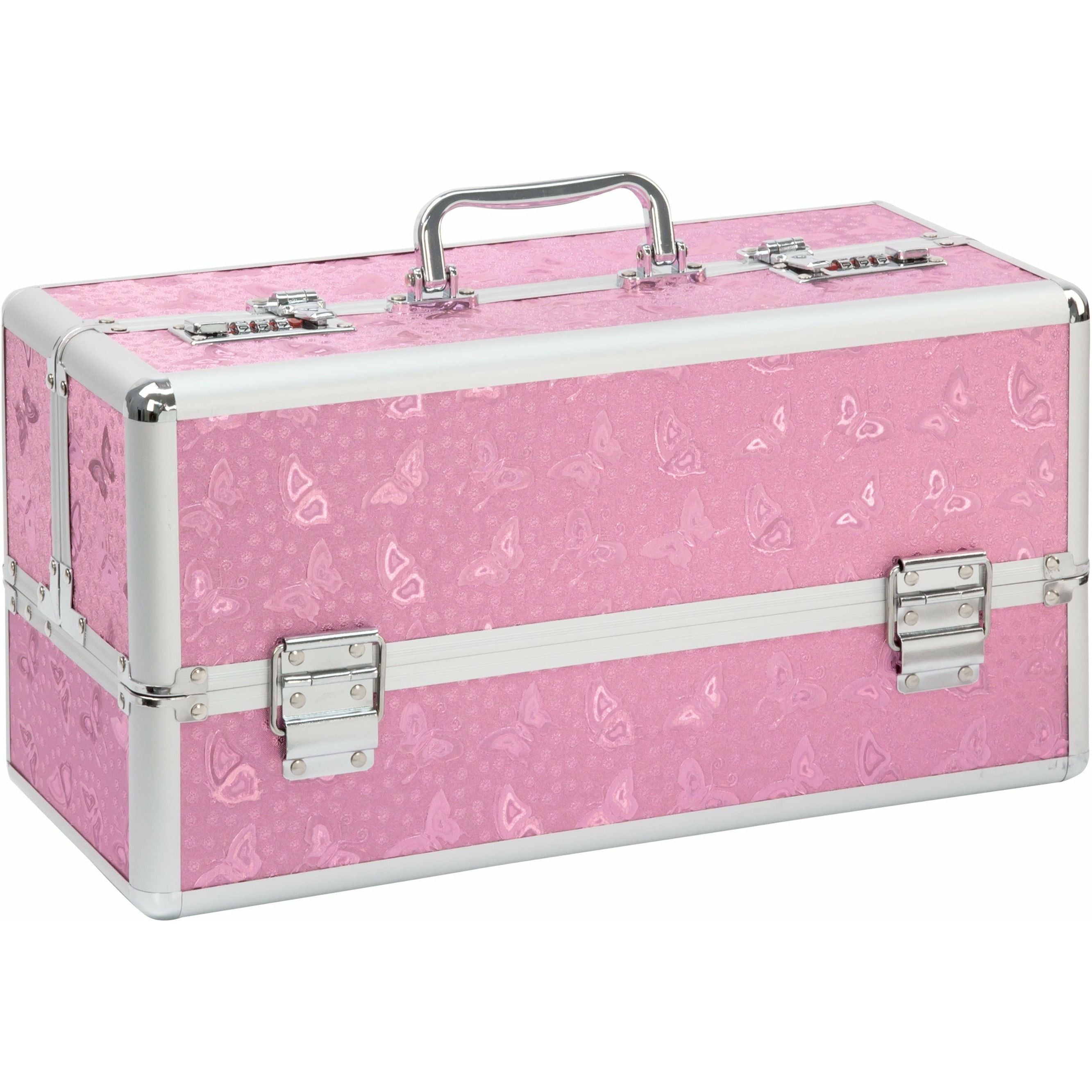 PowerBullet - Grande boîte de rangement verrouillable pour vibromasseur - Rose