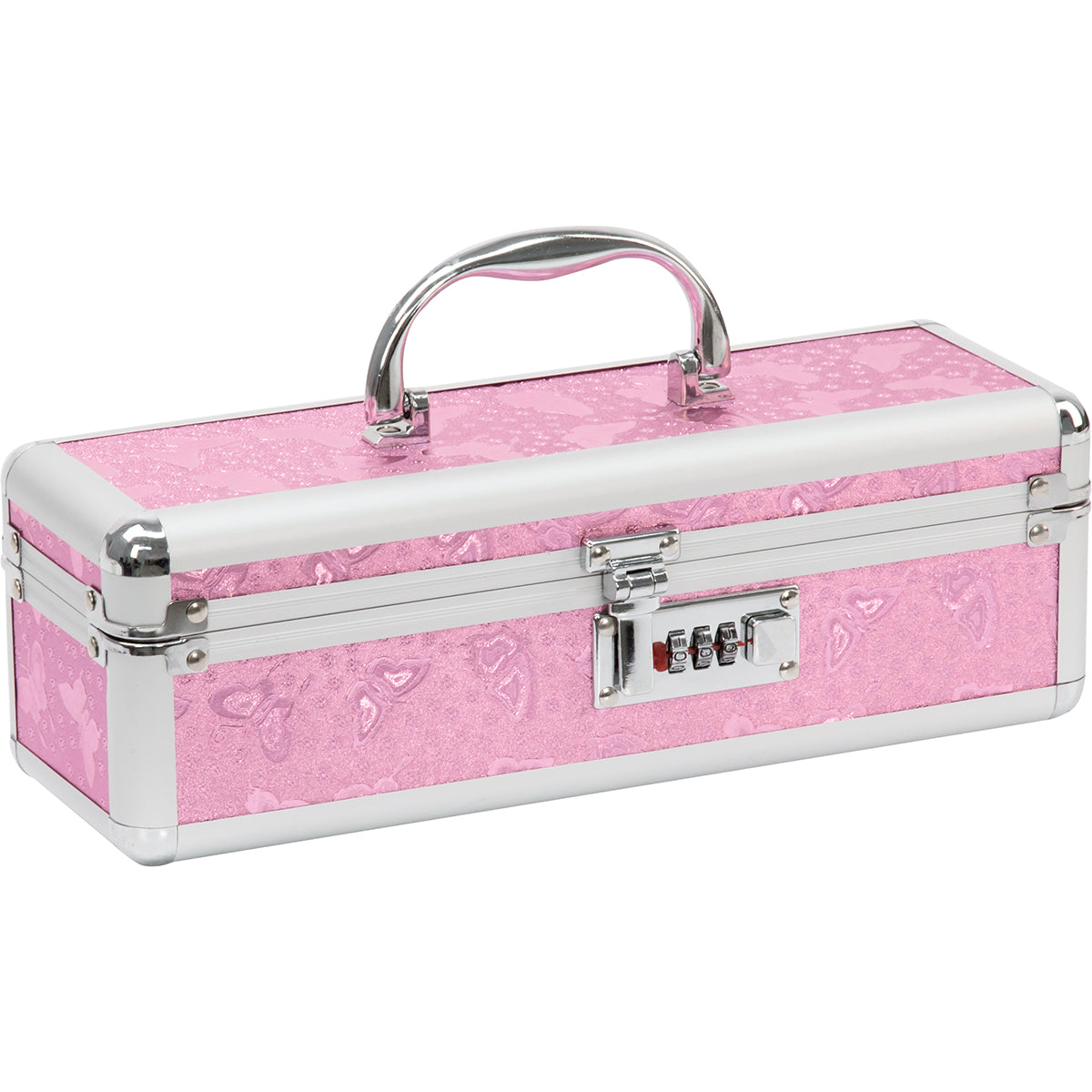 PowerBullet - Étui de vibromasseur verrouillable moyen - Rose