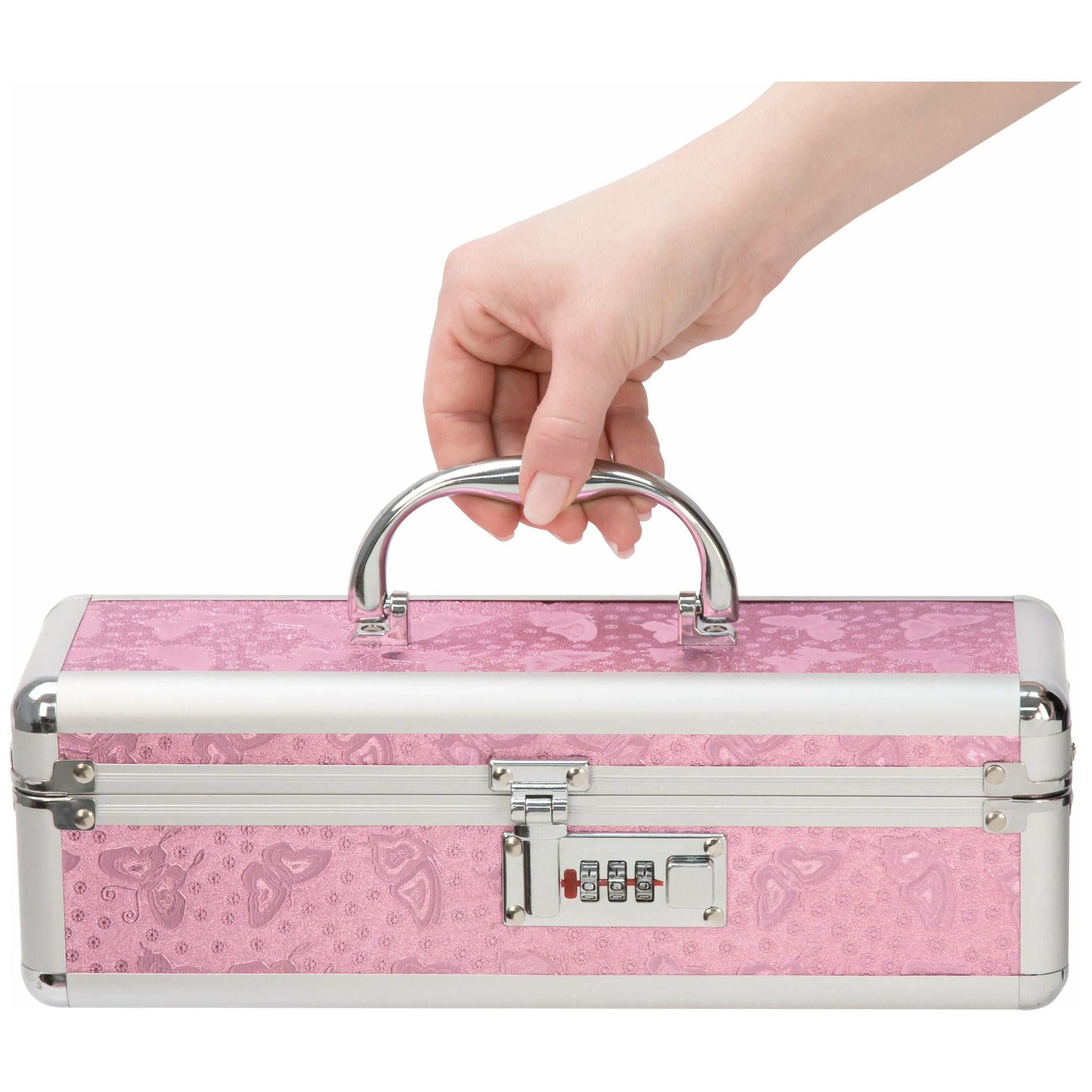 PowerBullet - Medium Lockable Vibrator Case - Pink