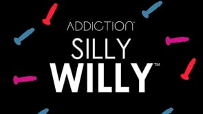 BMS - Addiction - Silly Willy - 3.3" Silicone Dildo - Multicolour