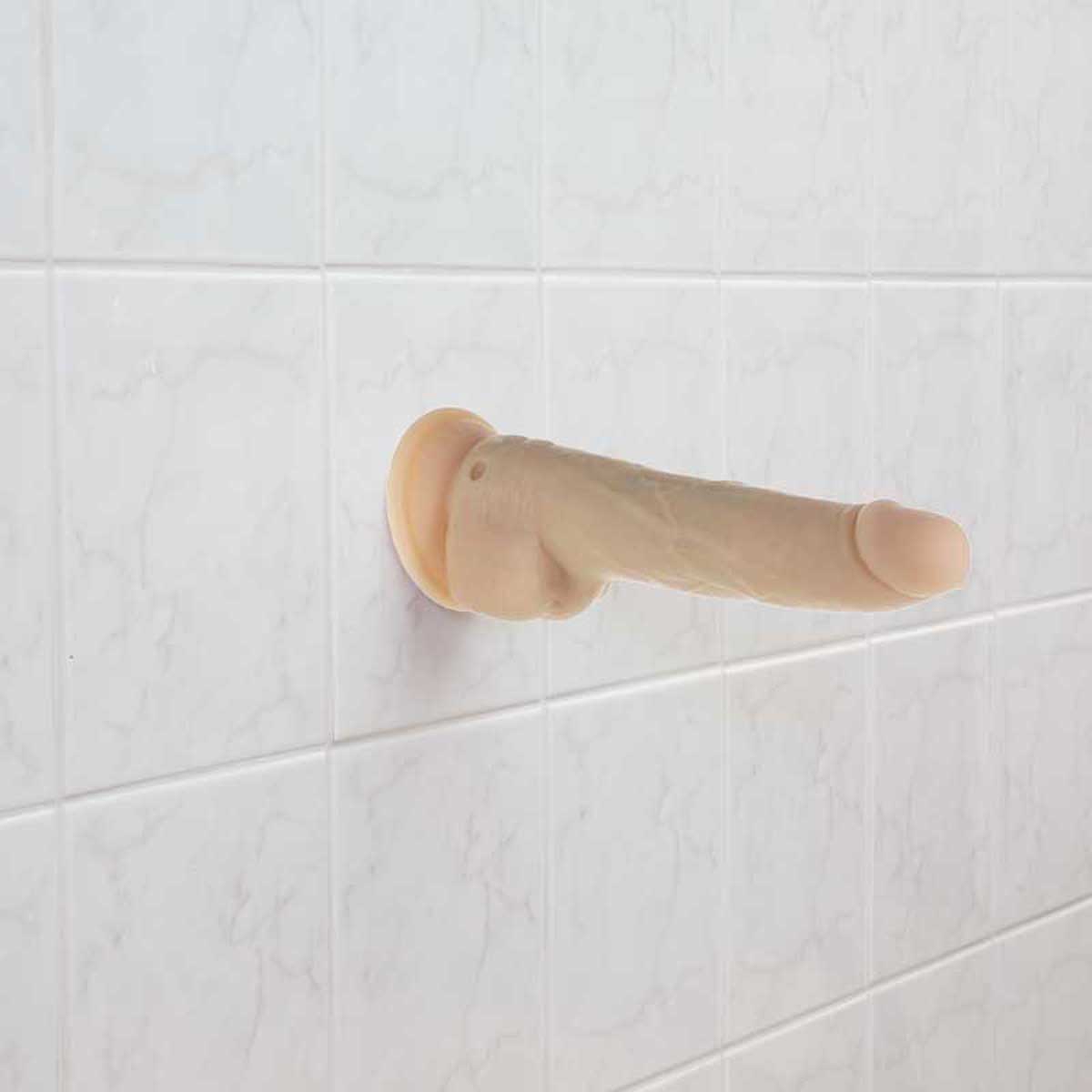 Naked Addiction - Godemichet propulseur 9" avec télécommande - Vanille