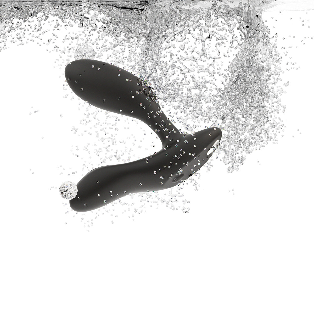 We-Vibe® Vector+ - Vibrating Prostate Massager - Charcoal Black