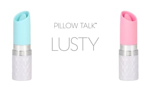 Pillow Talk - Lusty Luxurious Flickering Massager - Pink