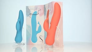 Swan - Blossom - Dual Action Vibrator - Coral