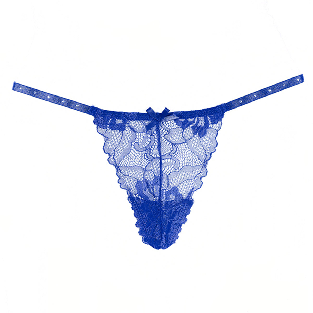 Allure - Elle Lace G String - Blue