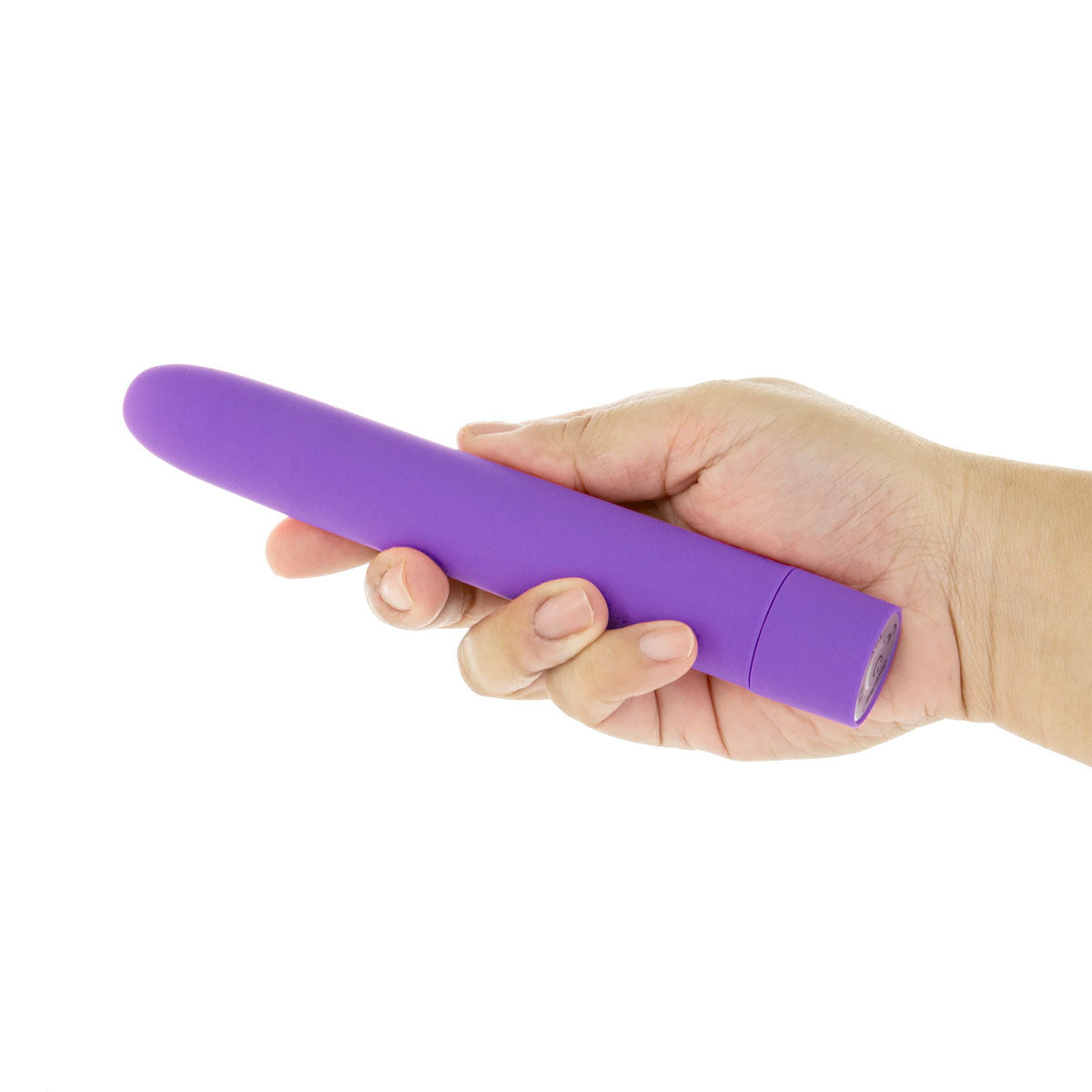 Pure Love® - 10 Function Classic Smooth Vibrator - 7" - Purple