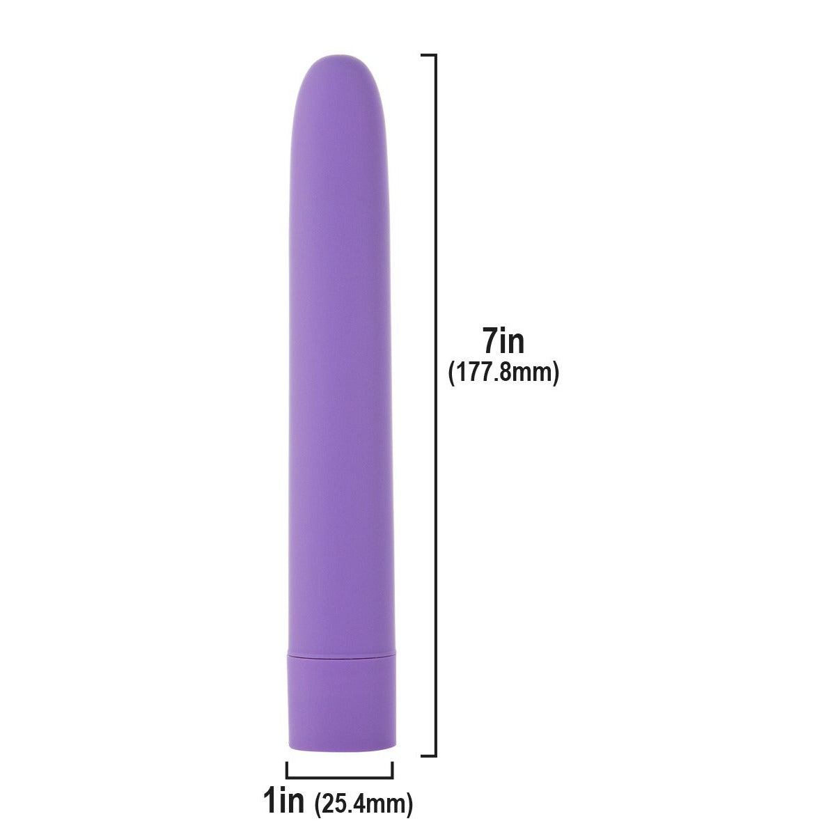 Eezy Pleezy - Vibrateur Classique 7" - Violet