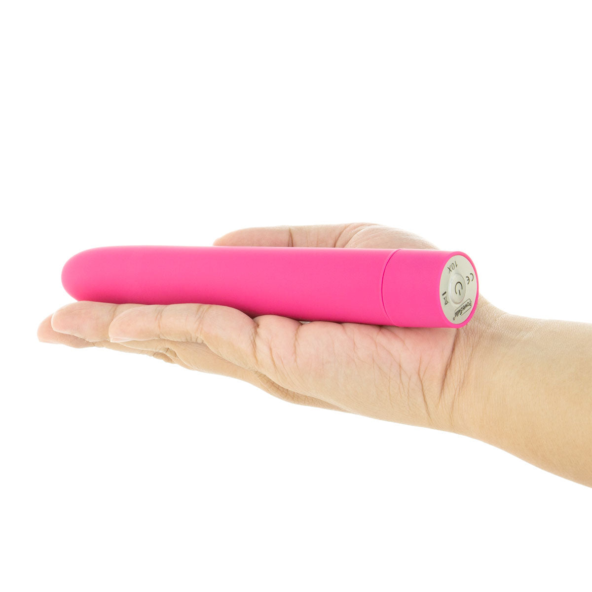 Pure Love® - Vibrateur lisse classique rose 7 po à 10 fonctions
