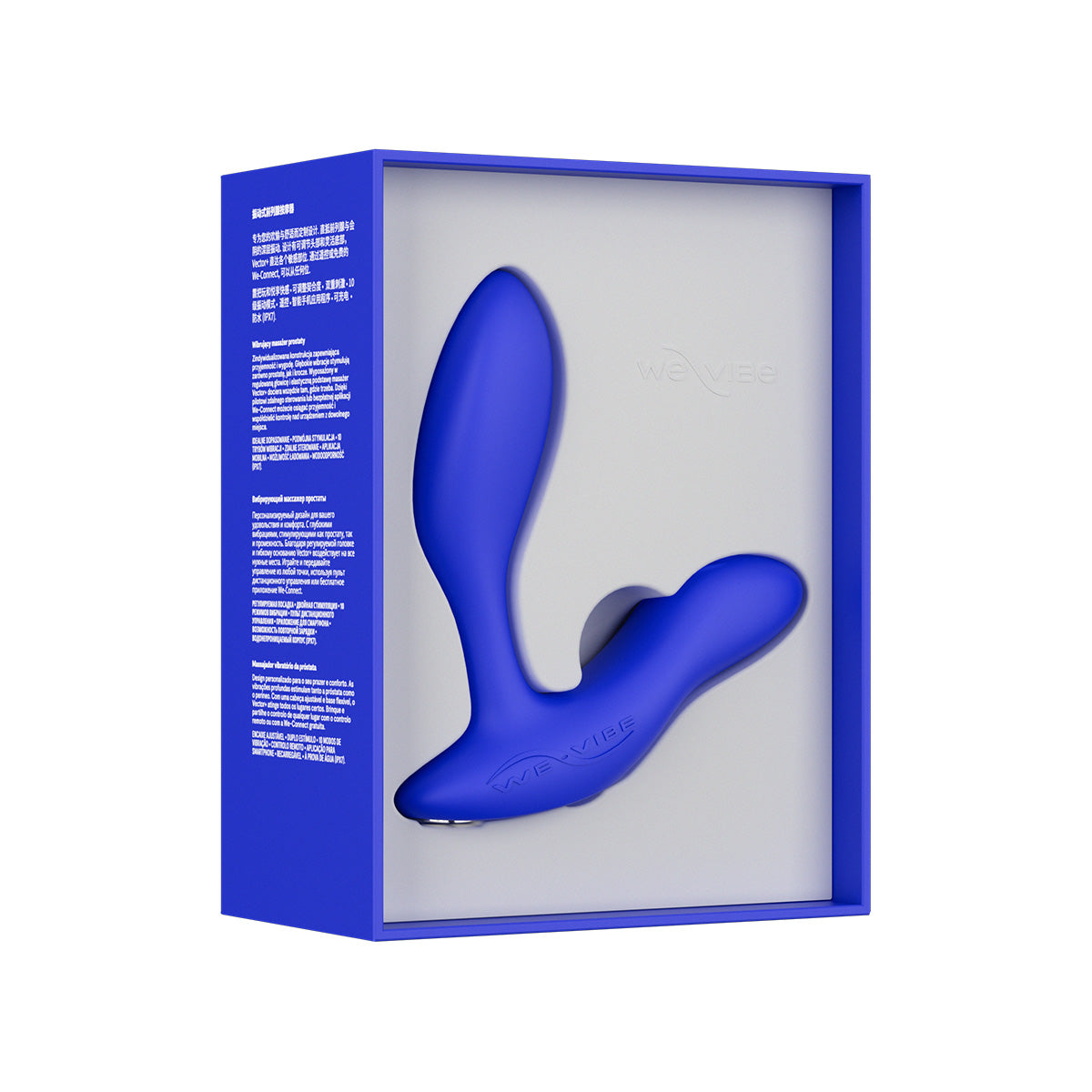 We-Vibe® Vector+ - Vibrating Prostate Massager - Royal Blue