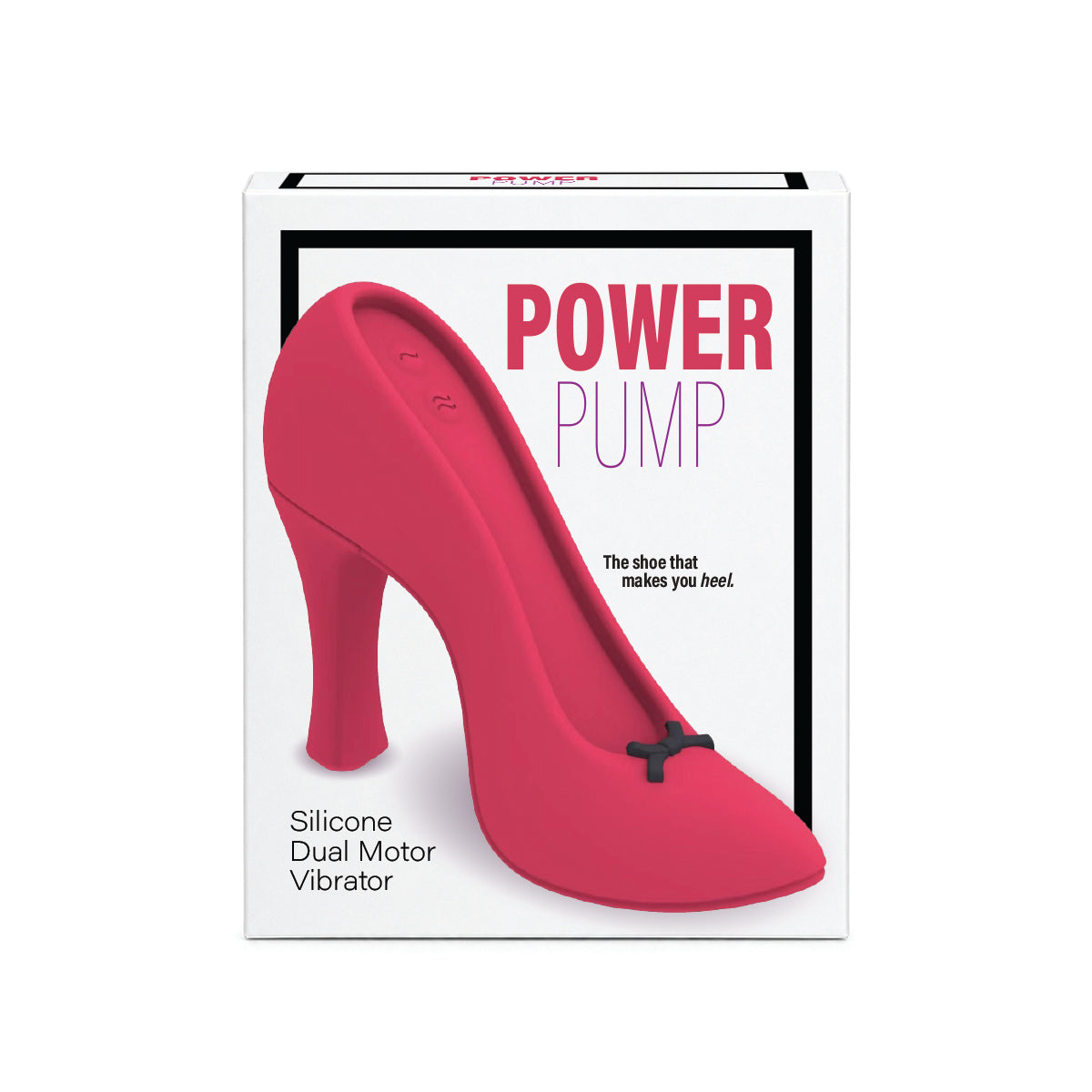 BMS Factory - Power Pump - Silicone Dual Motor Vibrator - Red