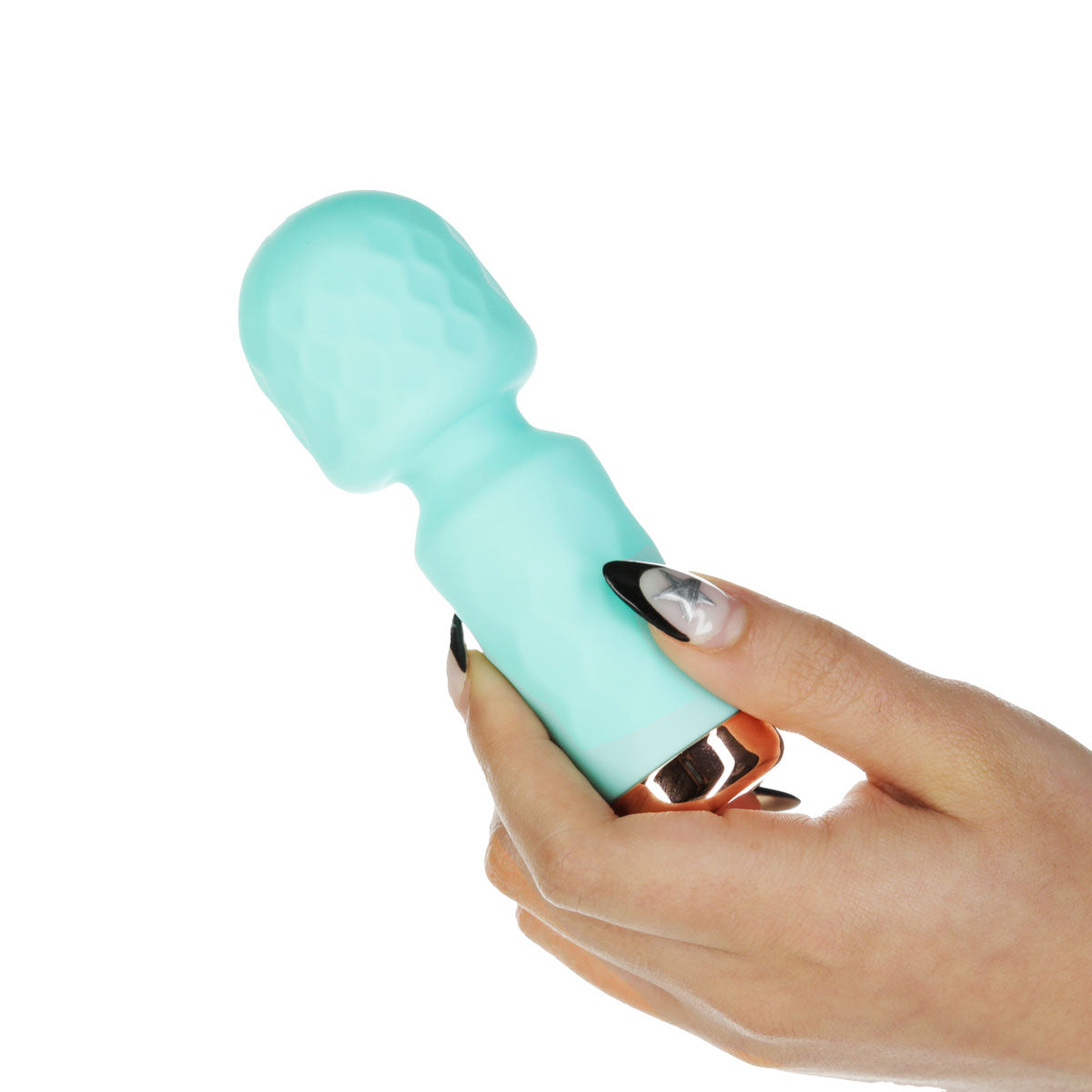 M'Lady - Mini Silicone Vibrating Wand - Teal