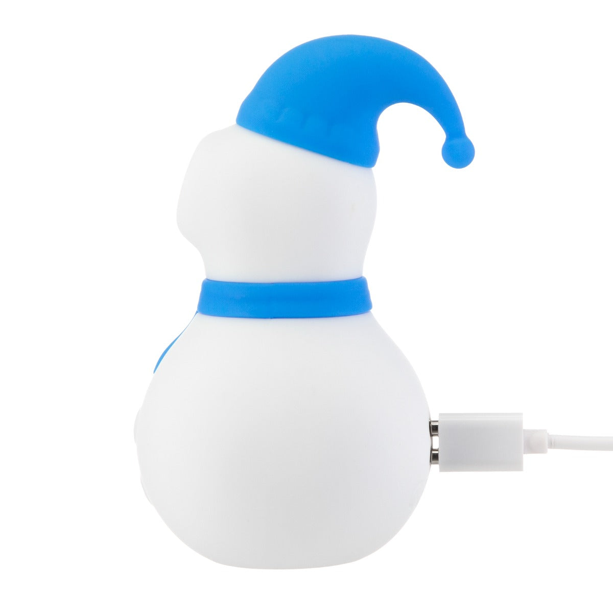 BMS Enterprises - Snowy Kiss - Clitoral Stimulator - Snowman (Blue & White)