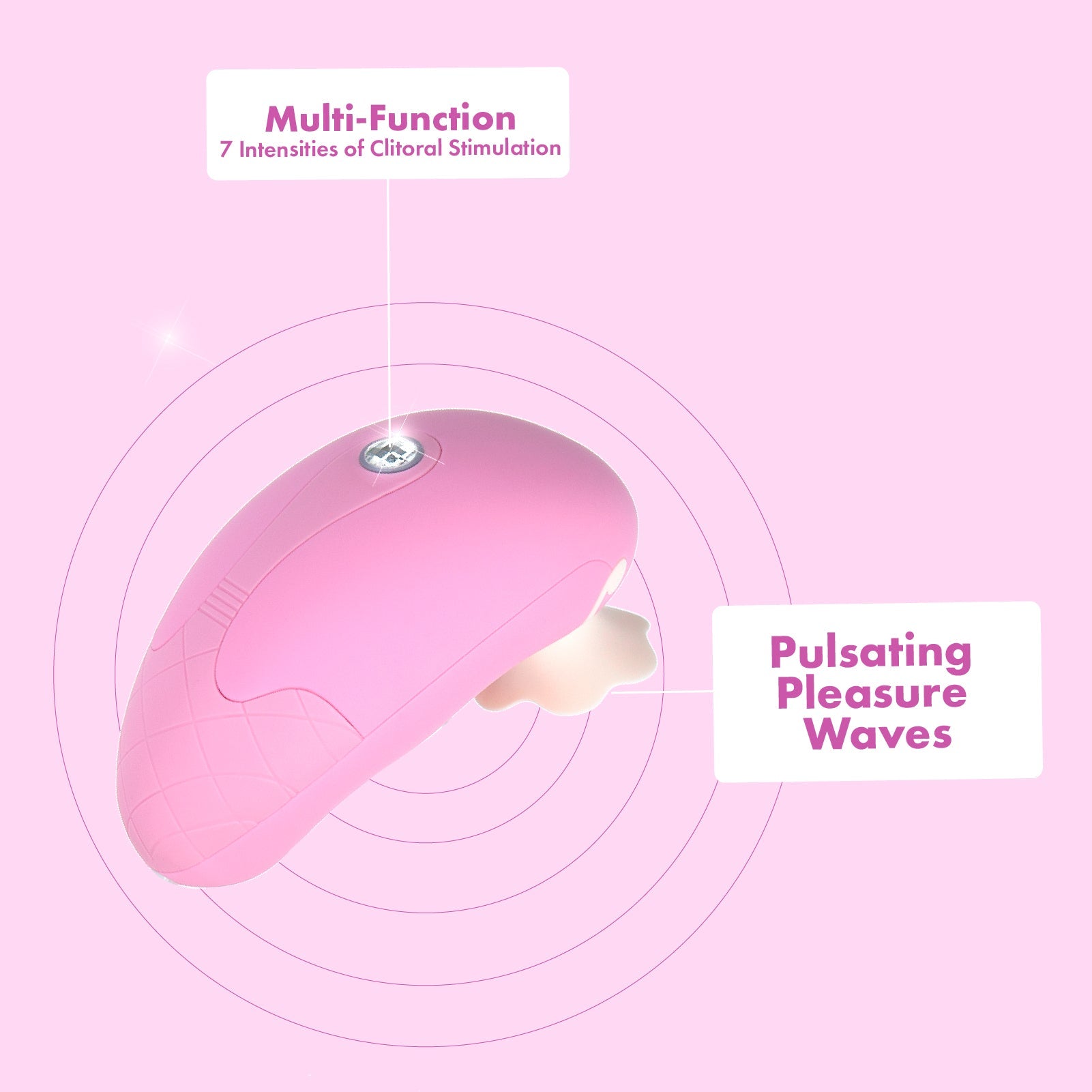 Pillow Talk - Rêveur - Masseur clitoridien luxueux - Rose