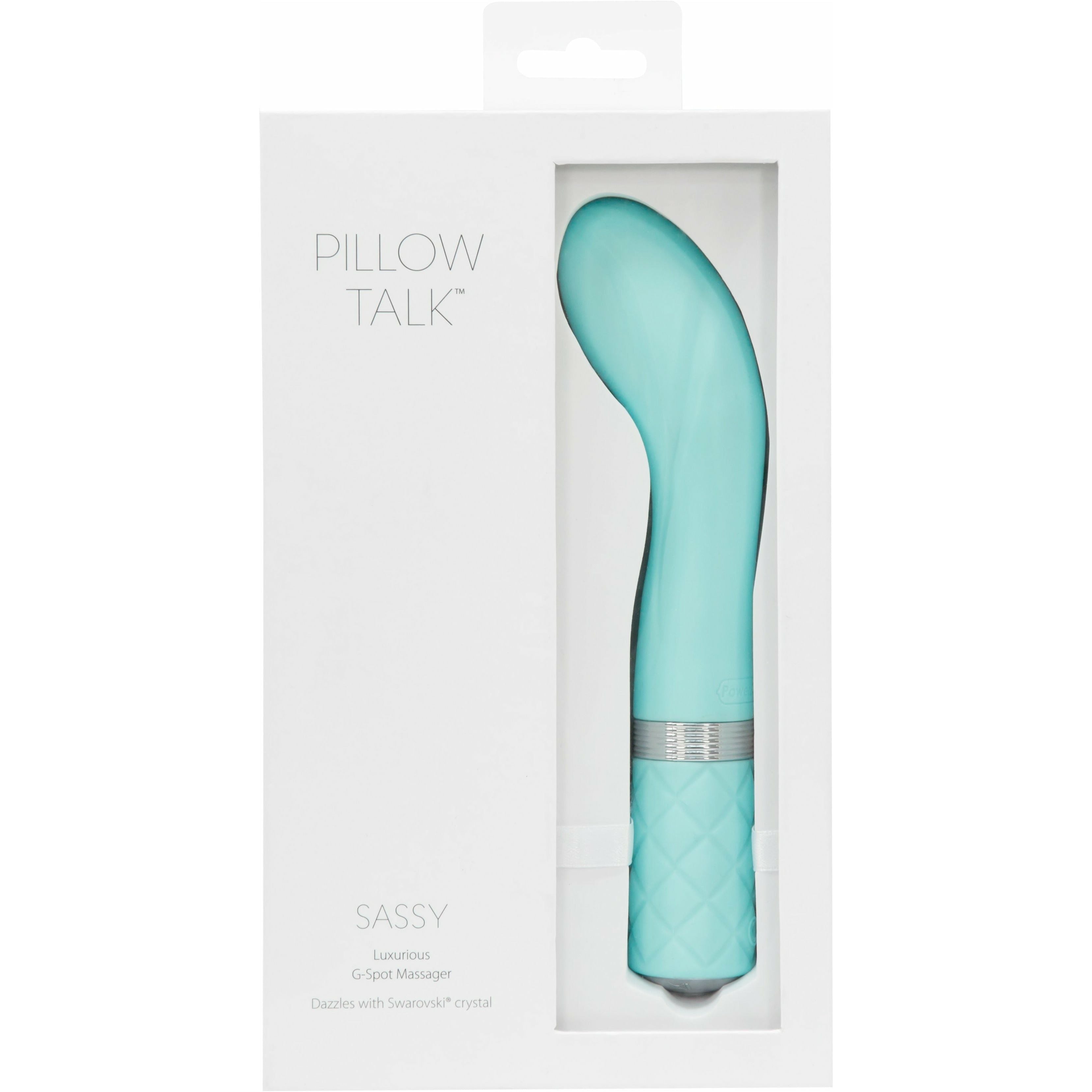 Pillow Talk - Vibrateur G-Spot Sassy - Rechargeable - Bleu sarcelle