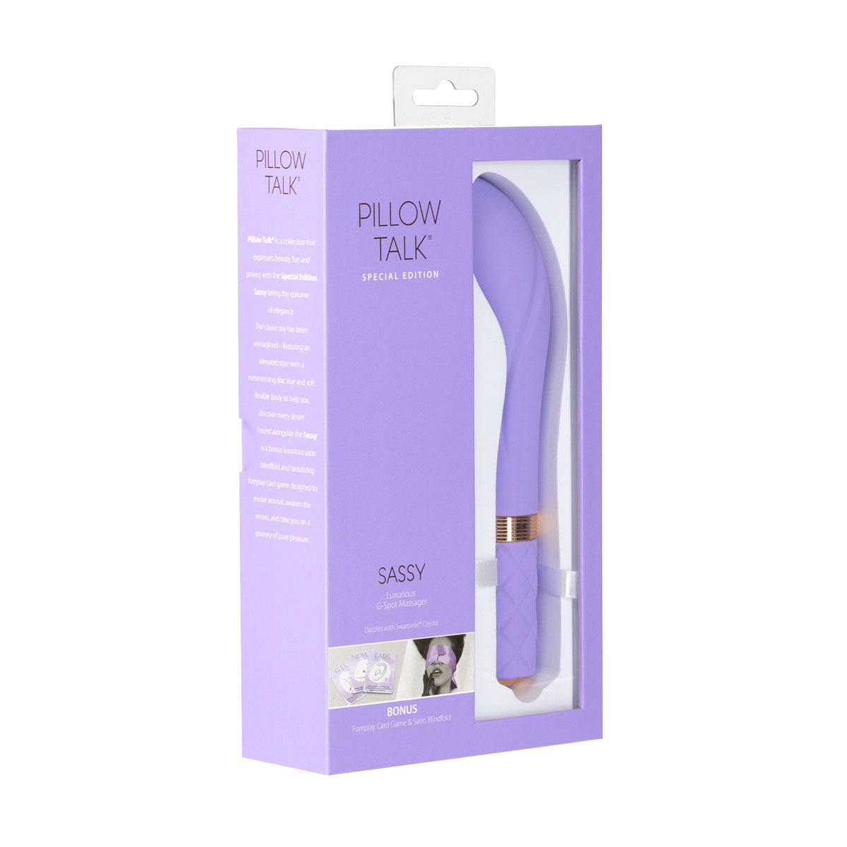 Pillow Talk - Édition Spéciale Sassy - Masseur G-Spot de Luxe - Rechargeable - Violet