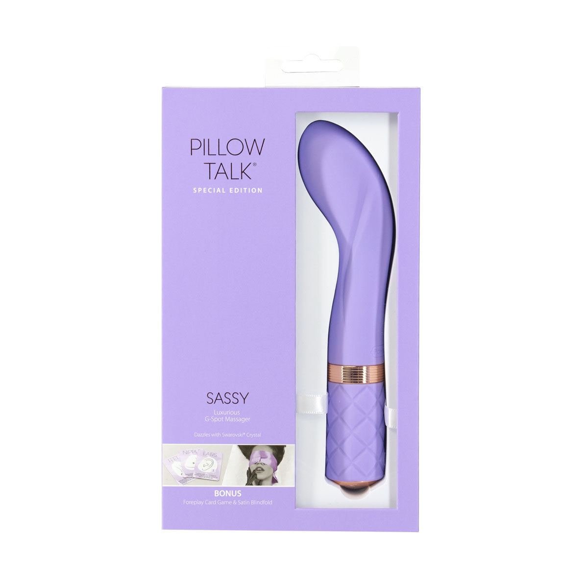 Pillow Talk - Édition Spéciale Sassy - Masseur G-Spot de Luxe - Rechargeable - Violet