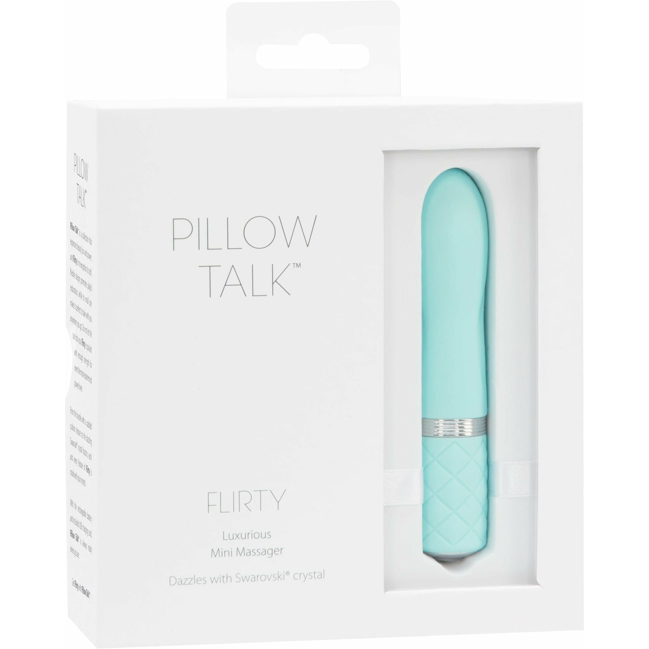 Pillow Talk - Vibromasseur Flirty - Rechargeable - Bleu sarcelle