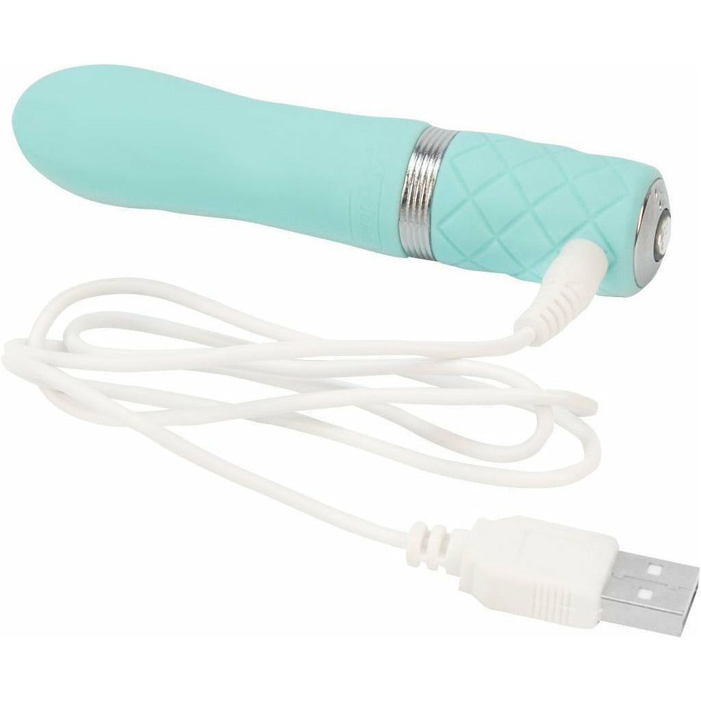 Pillow Talk - Vibromasseur Flirty - Rechargeable - Bleu sarcelle