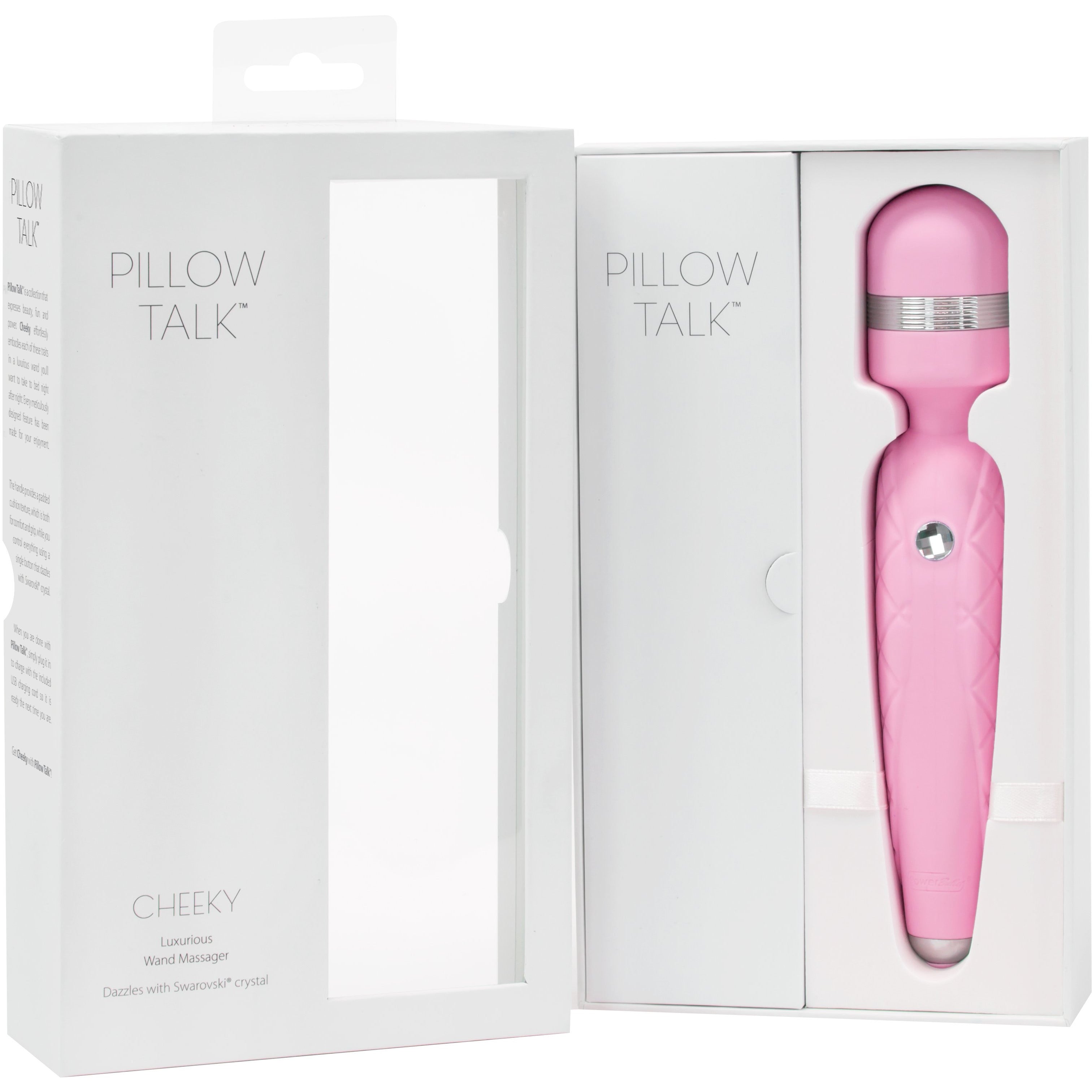Pillow Talk - Coquin - Baguette vibrante - Rechargeable - Rose