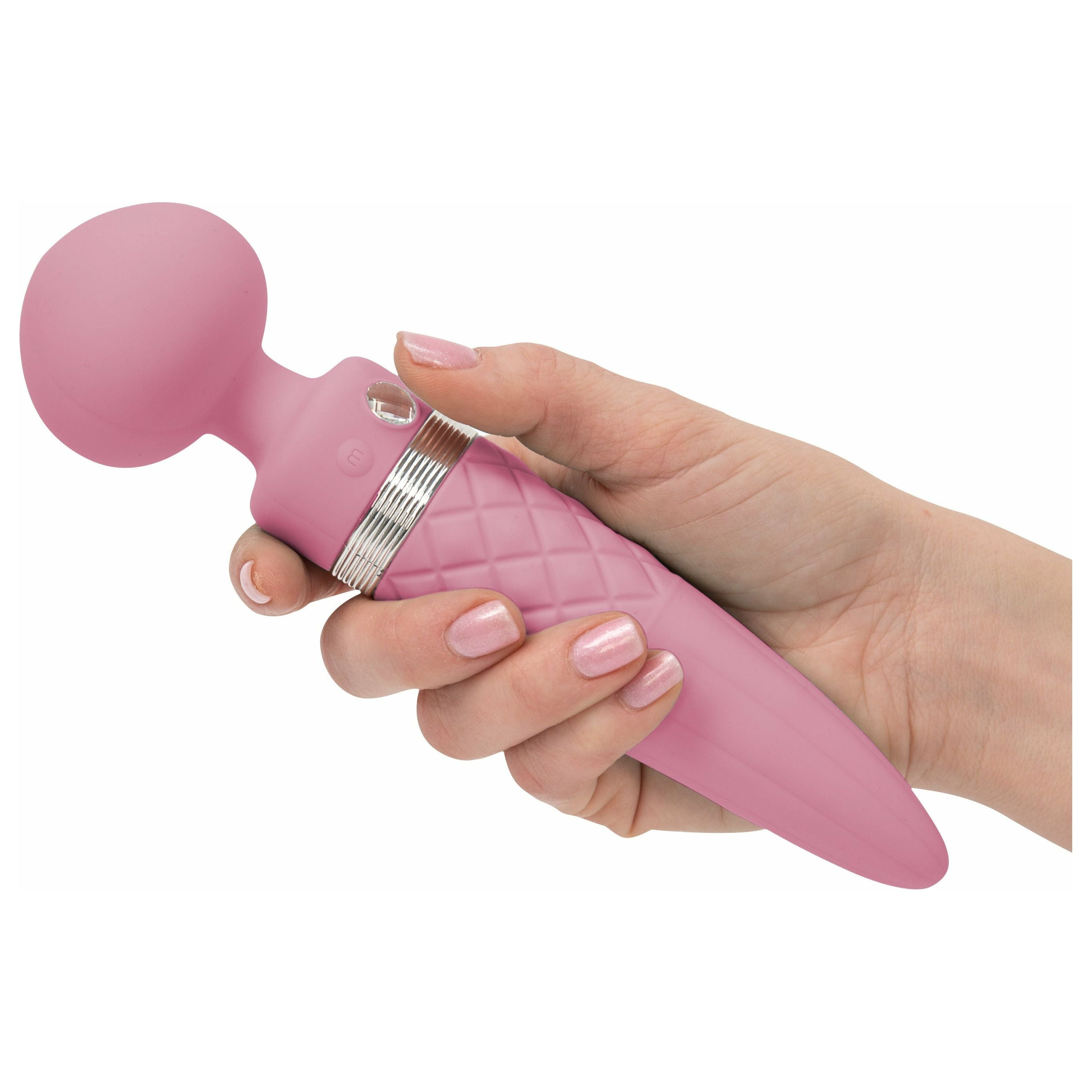 PILLOW TALK - SULTRY - Luxurious Dual-Ended Warming Massager - Pink