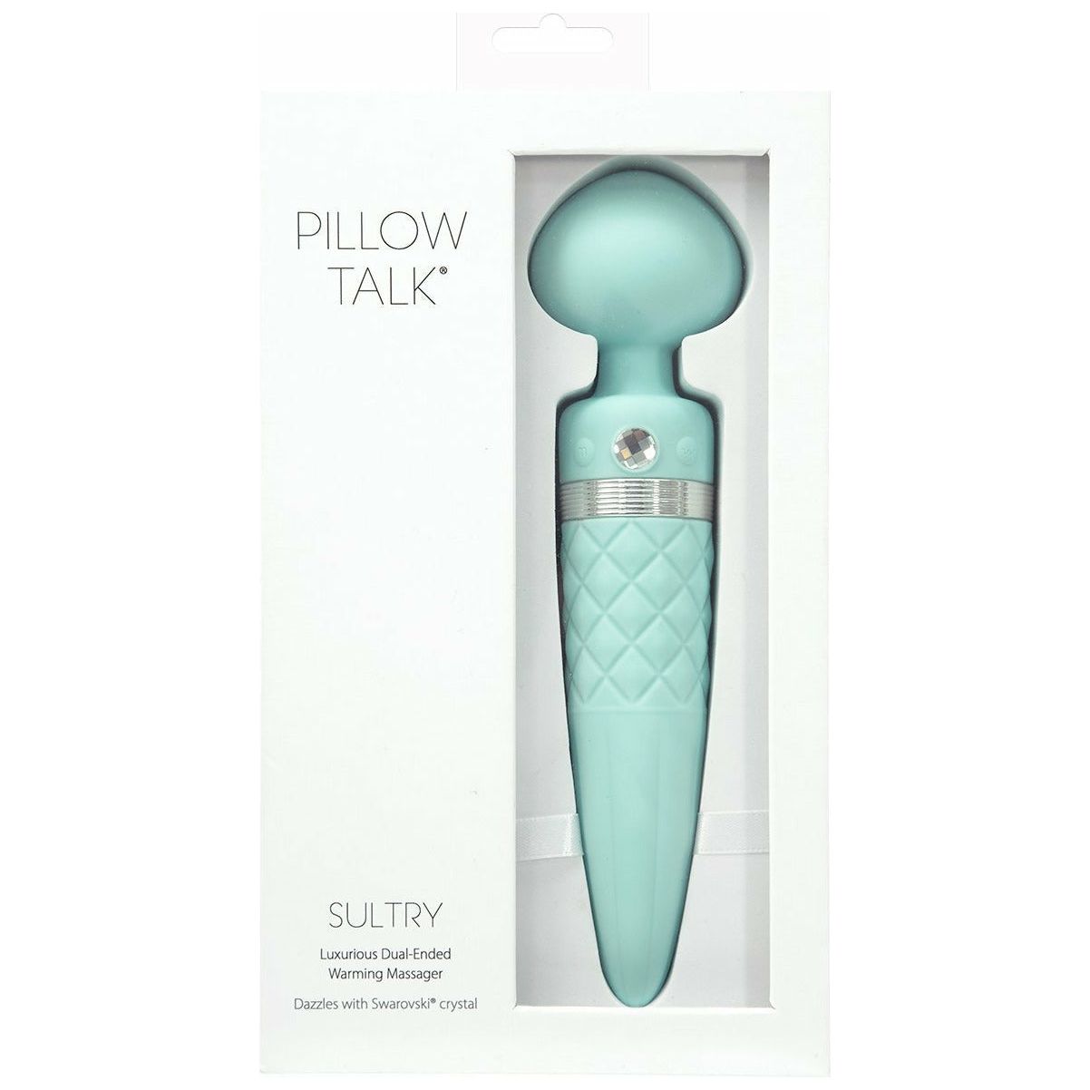 Pillow Talk - Vibromasseur double extrémité sensuel - Rechargeable - Bleu sarcelle