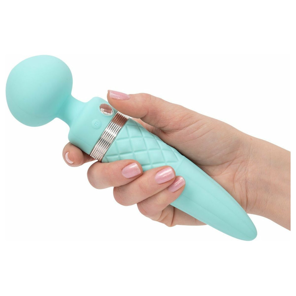 Pillow Talk - Vibromasseur double extrémité sensuel - Rechargeable - Bleu sarcelle