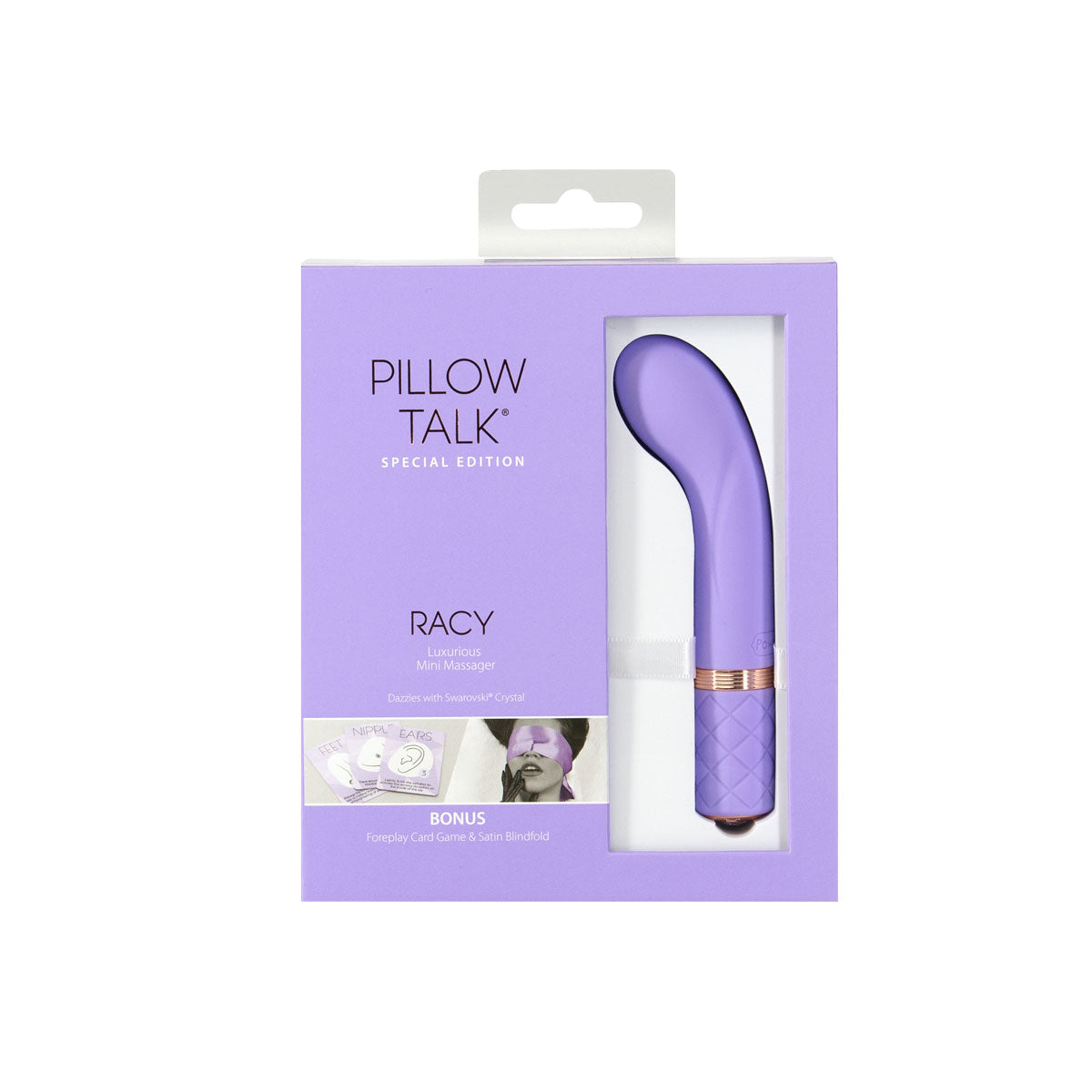 Pillow Talk - Special Edition Racy - Luxurious Mini Massager- Rechargeable - Purple