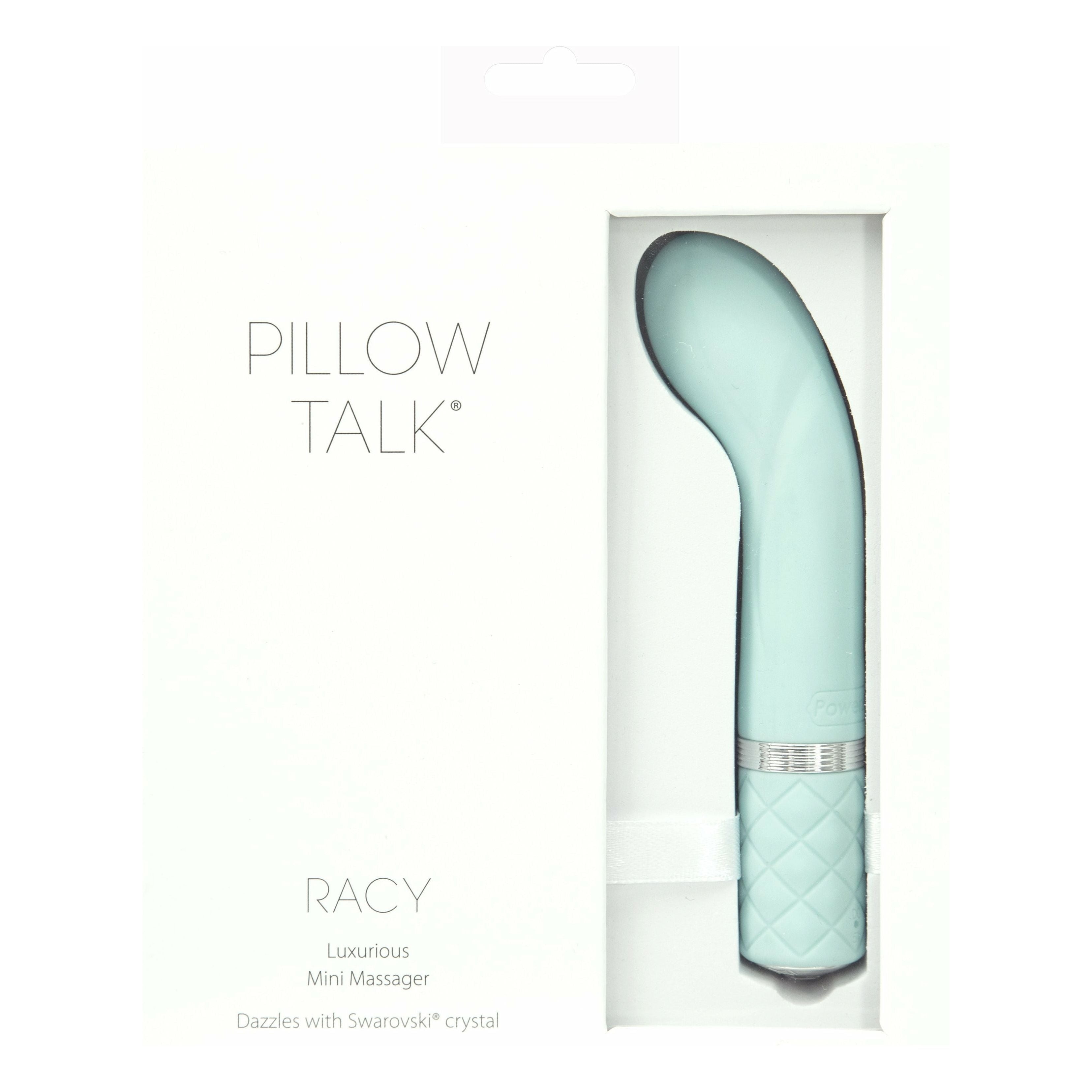 Pillow Talk - Mini-vibreur Hot - Rechargeable - Bleu sarcelle