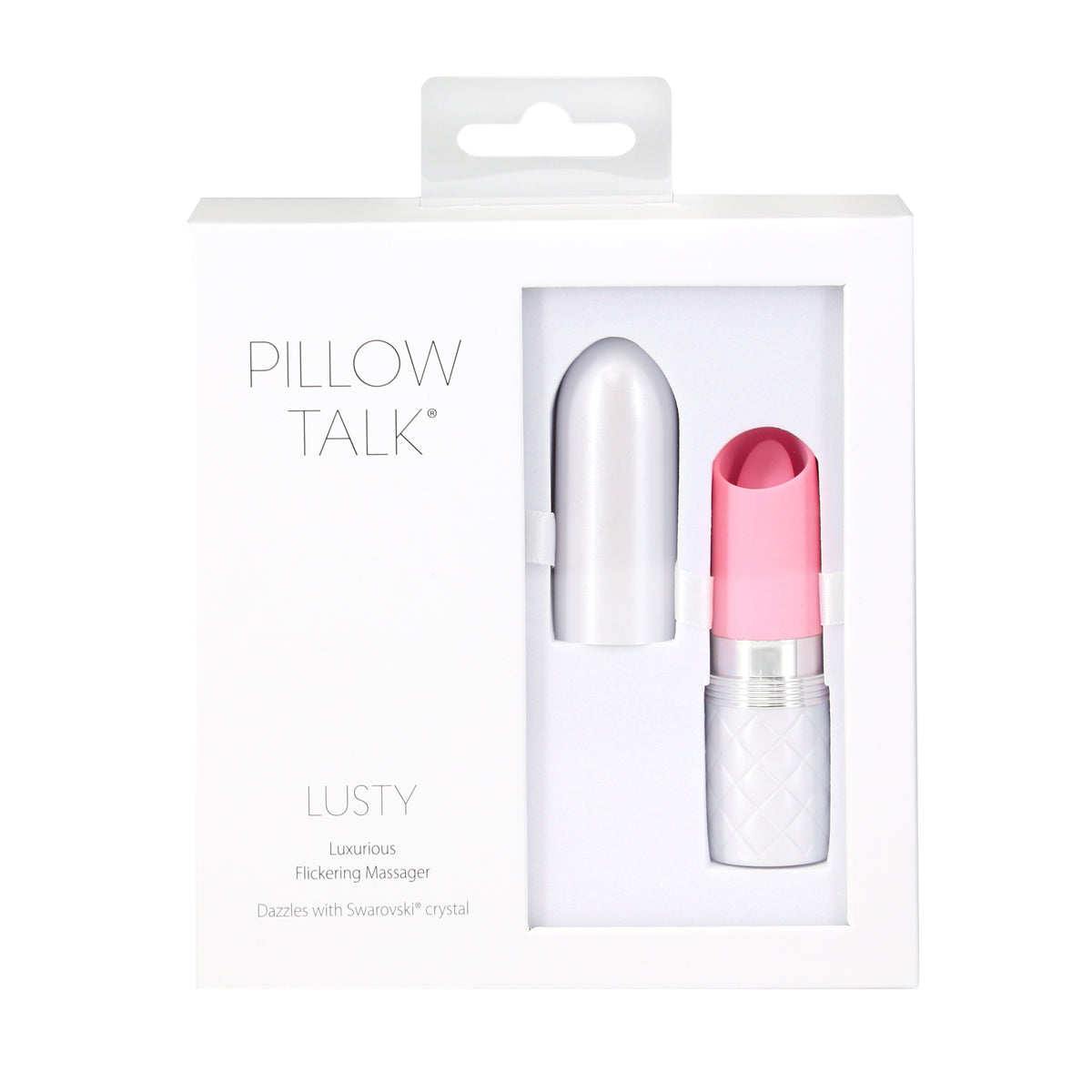 Pillow Talk - Lusty Luxurious Flickering Massager - Pink