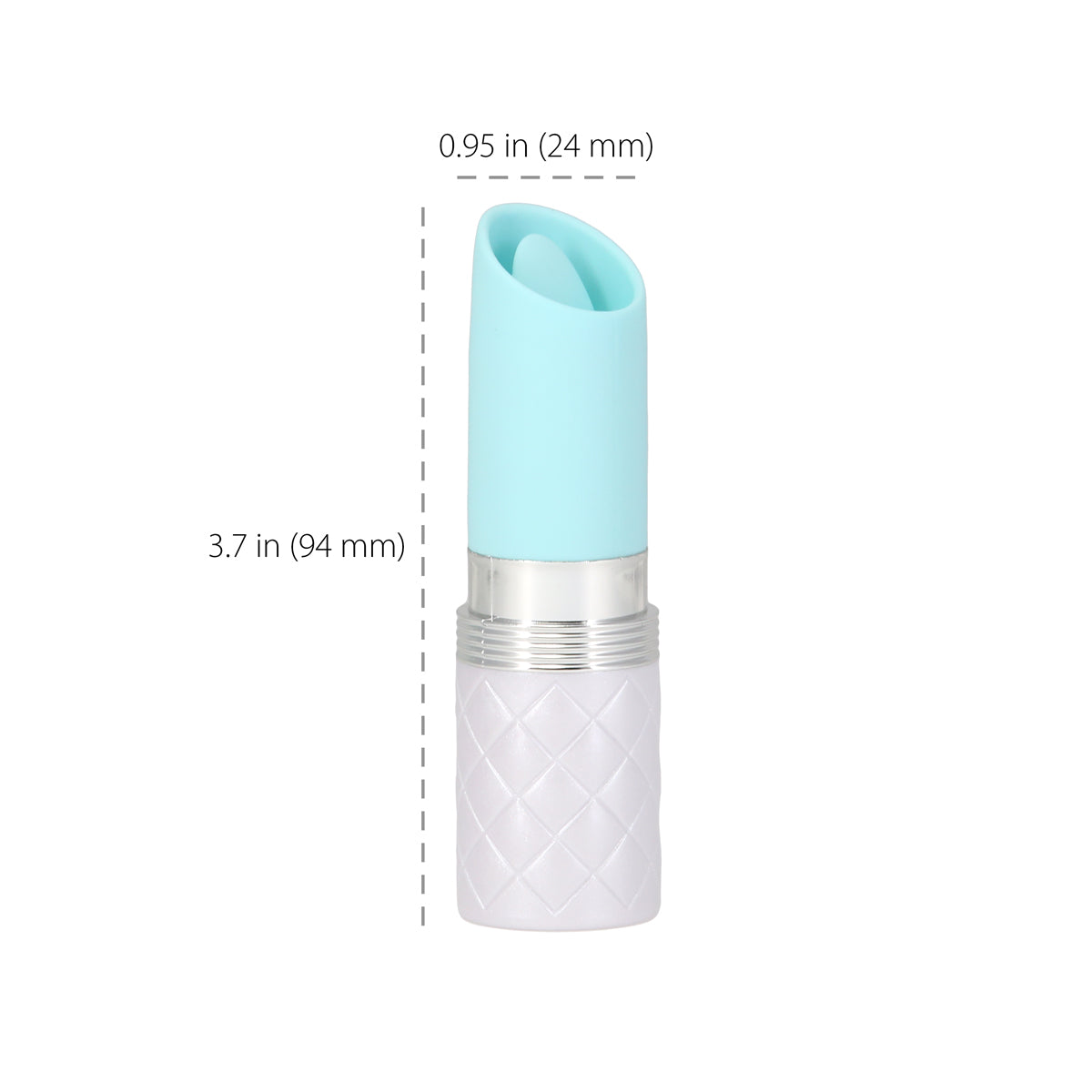PILLOW TALK - LUSTY - Luxurious Flickering Massager - Teal