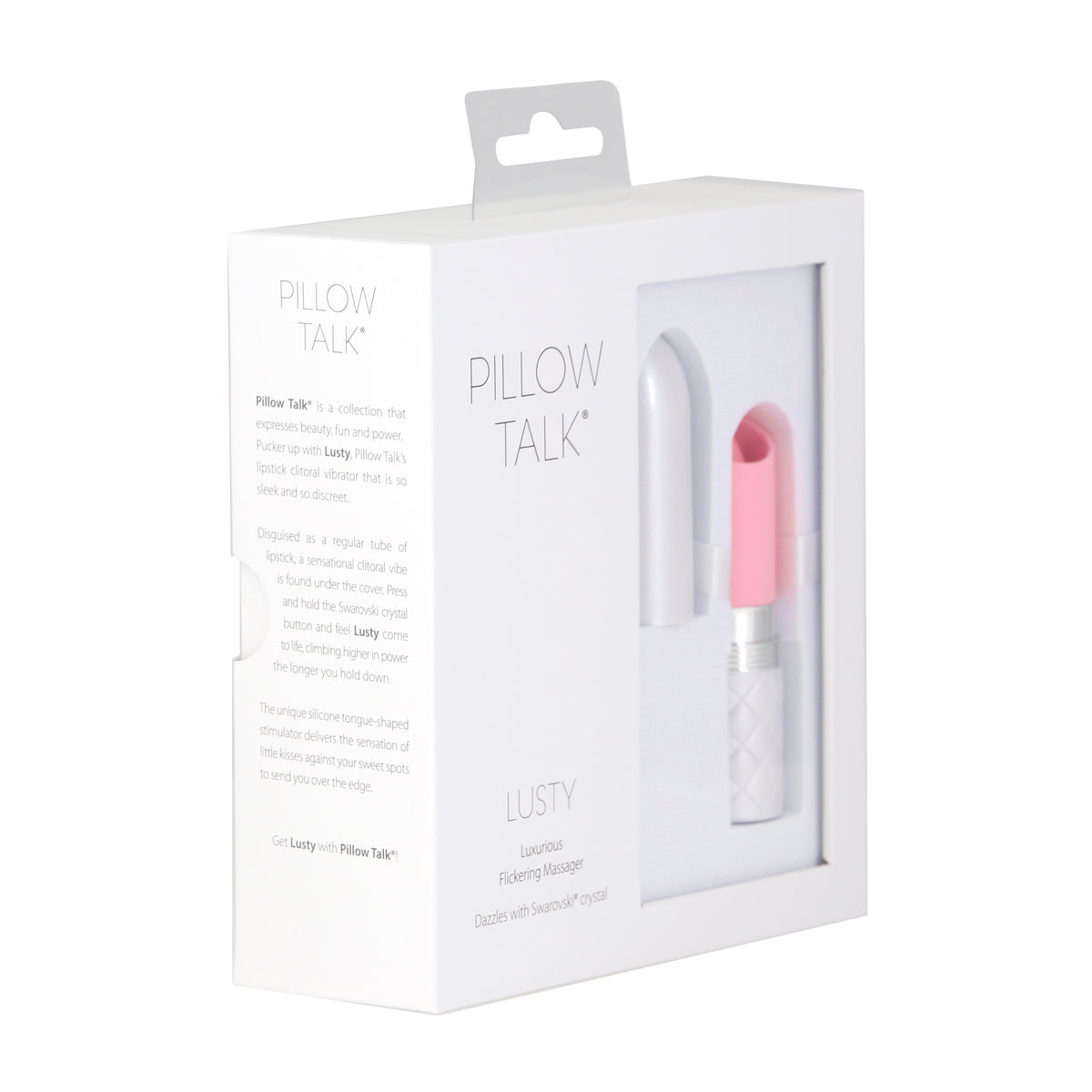 Pillow Talk - Lusty Luxurious Flickering Massager - Pink