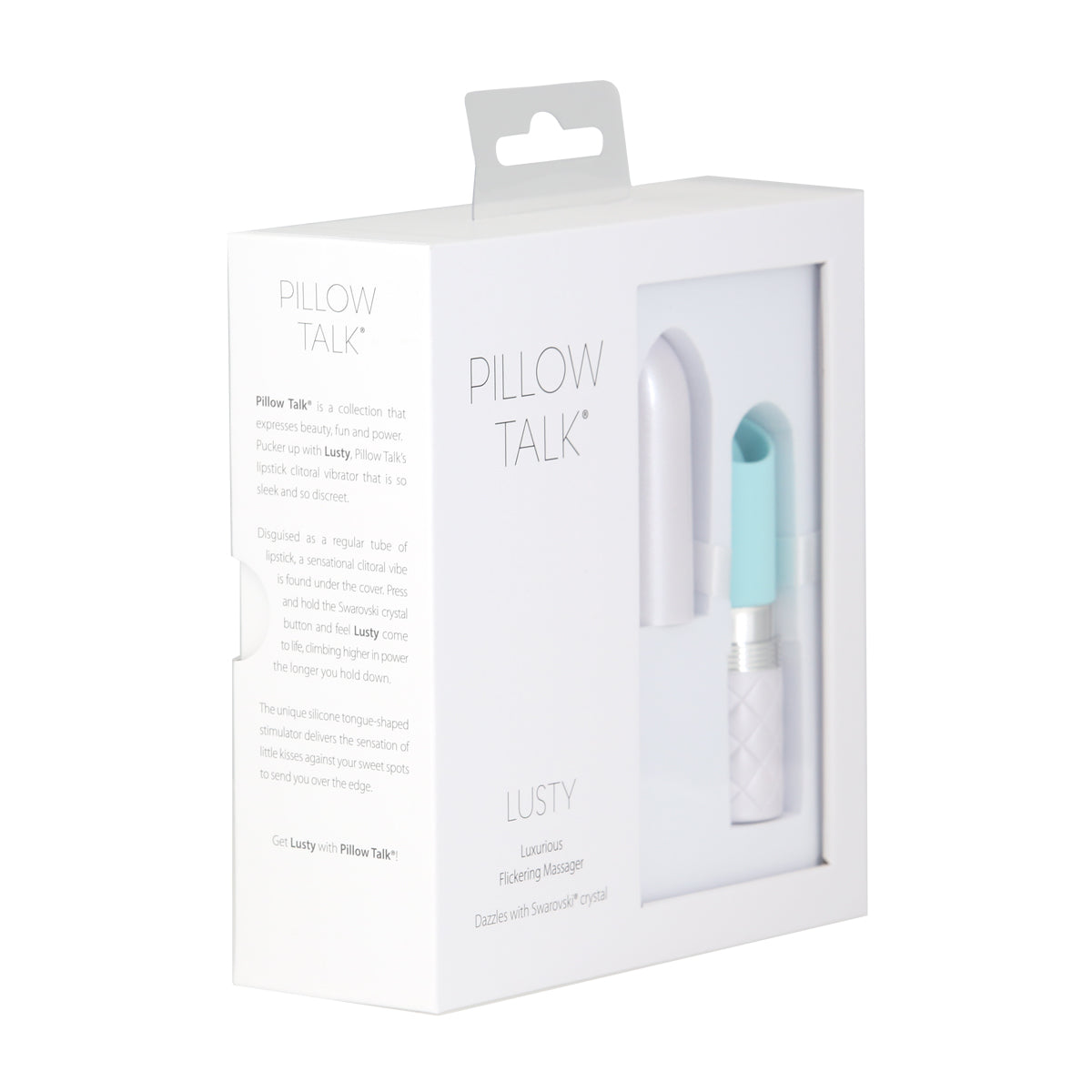 Pillow Talk - Lusty Luxurious Flickering Massager - Teal