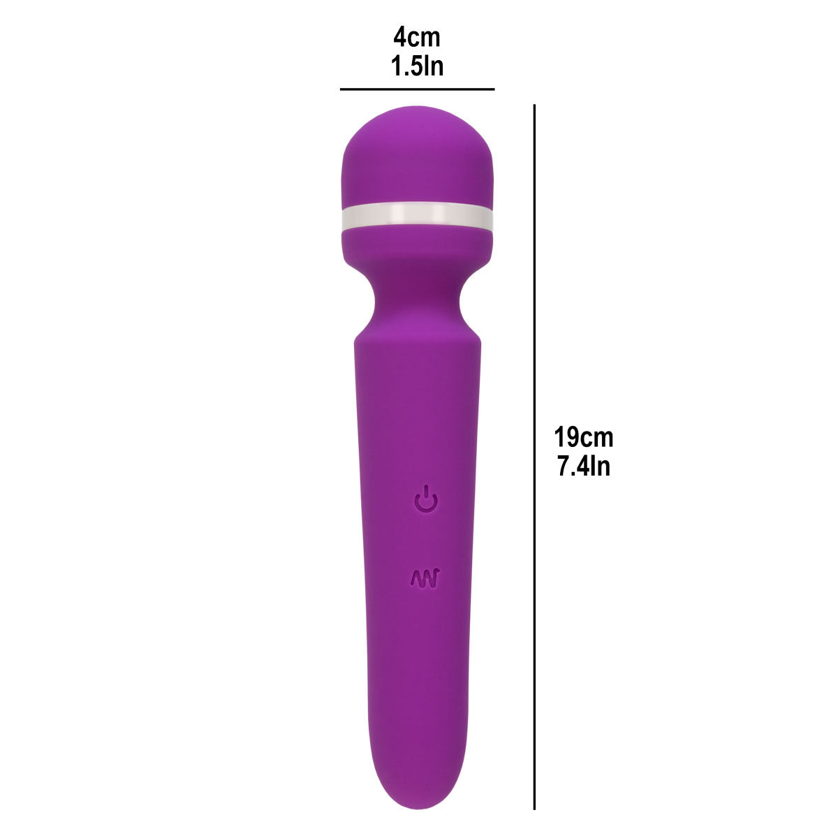 wonderlust - destiny - Rechargeable Vibrating Wand - Purple