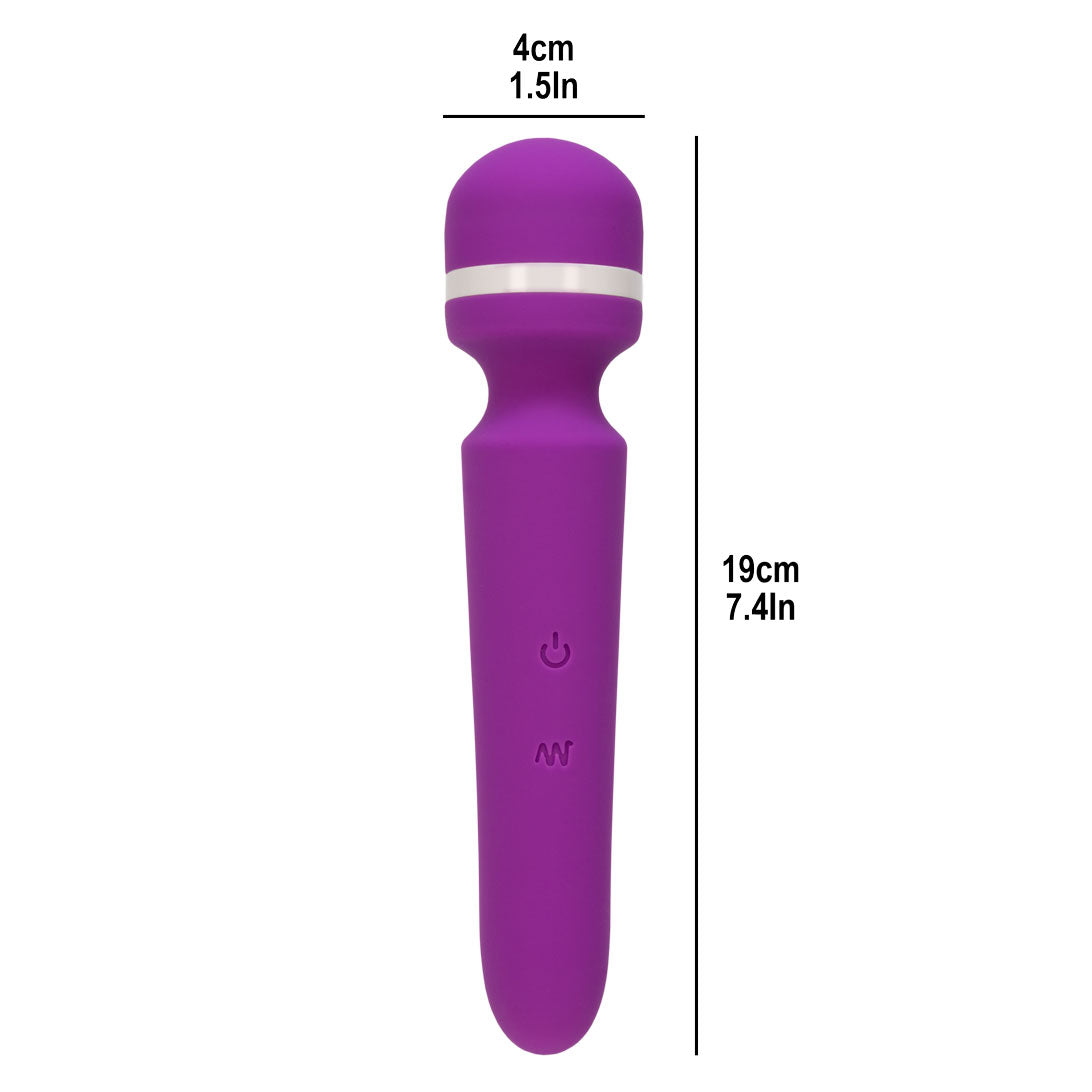 Baguette de massage vibrante Pure Love® à 20 fonctions – violette