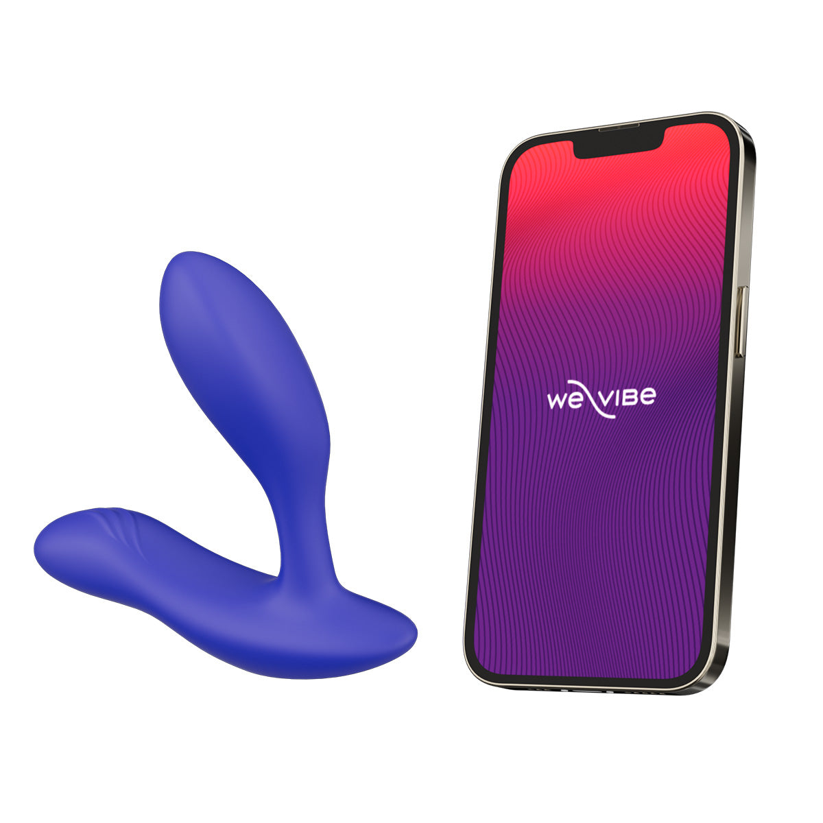 We-Vibe® Vector+ - Vibrating Prostate Massager - Royal Blue