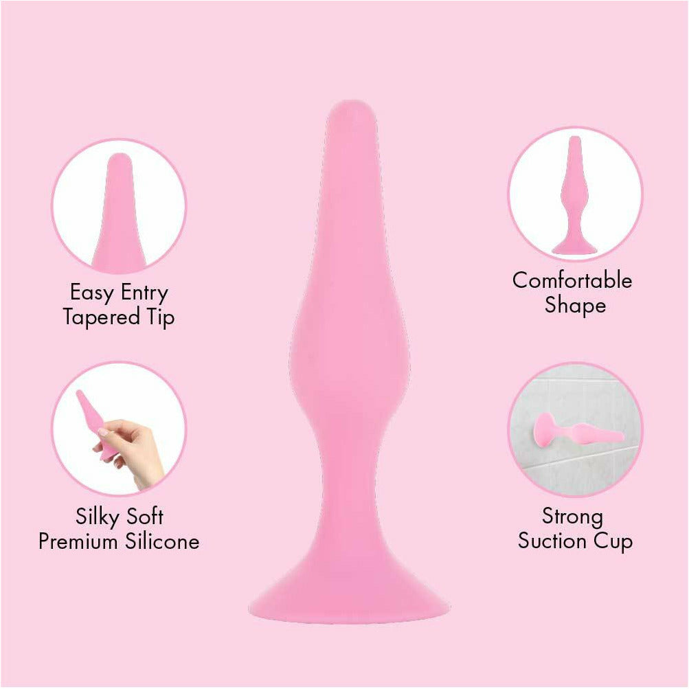 Pure Love® - Plug Anal en Silicone - Rose