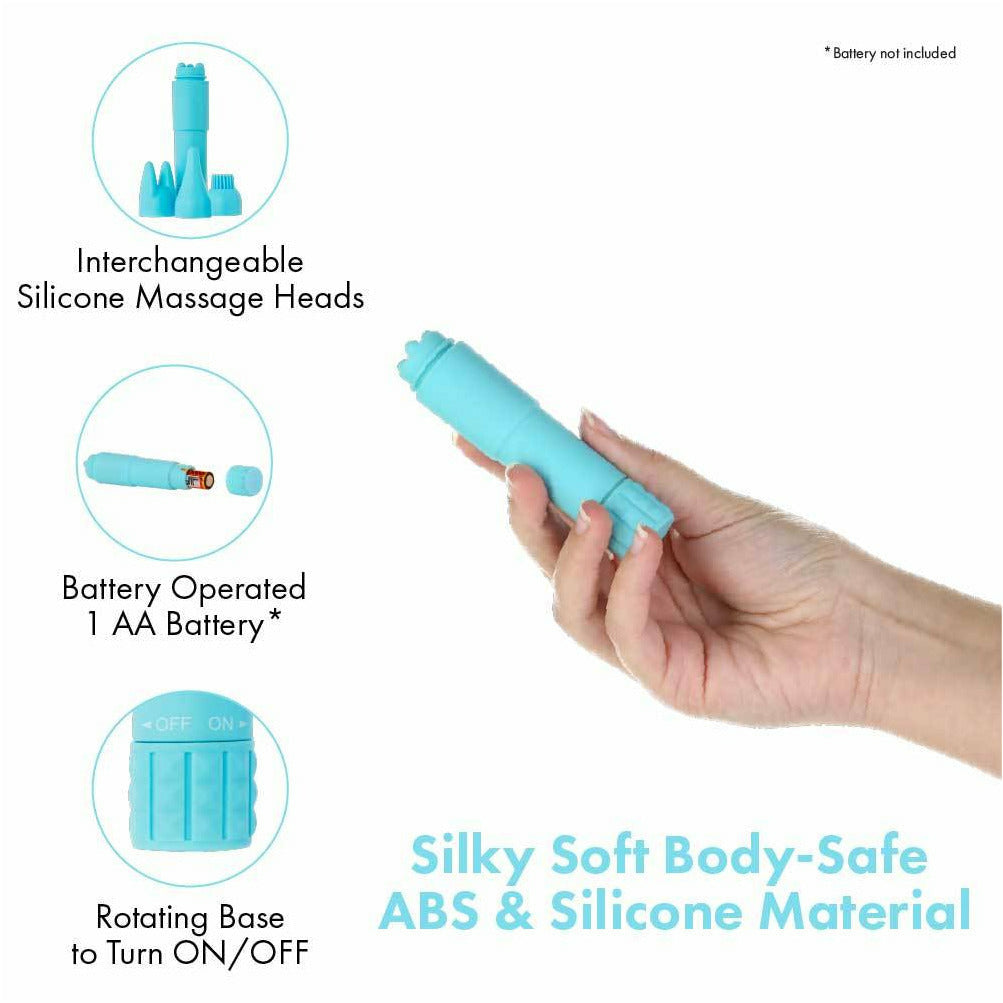 Pure Love® - Stylo de massage - Bleu