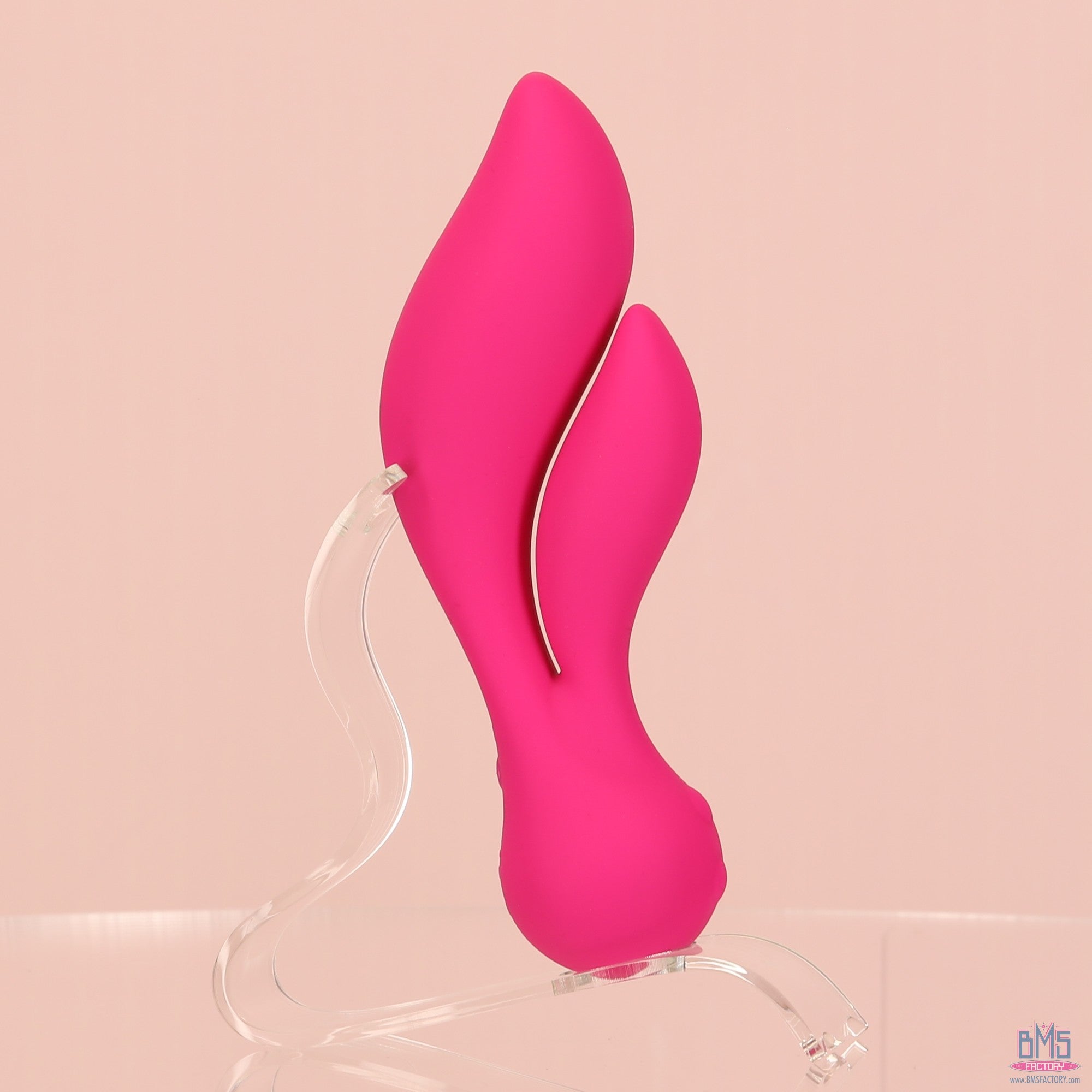 Swan - Feather - Dual Vibrator - Rechargeable - Pink