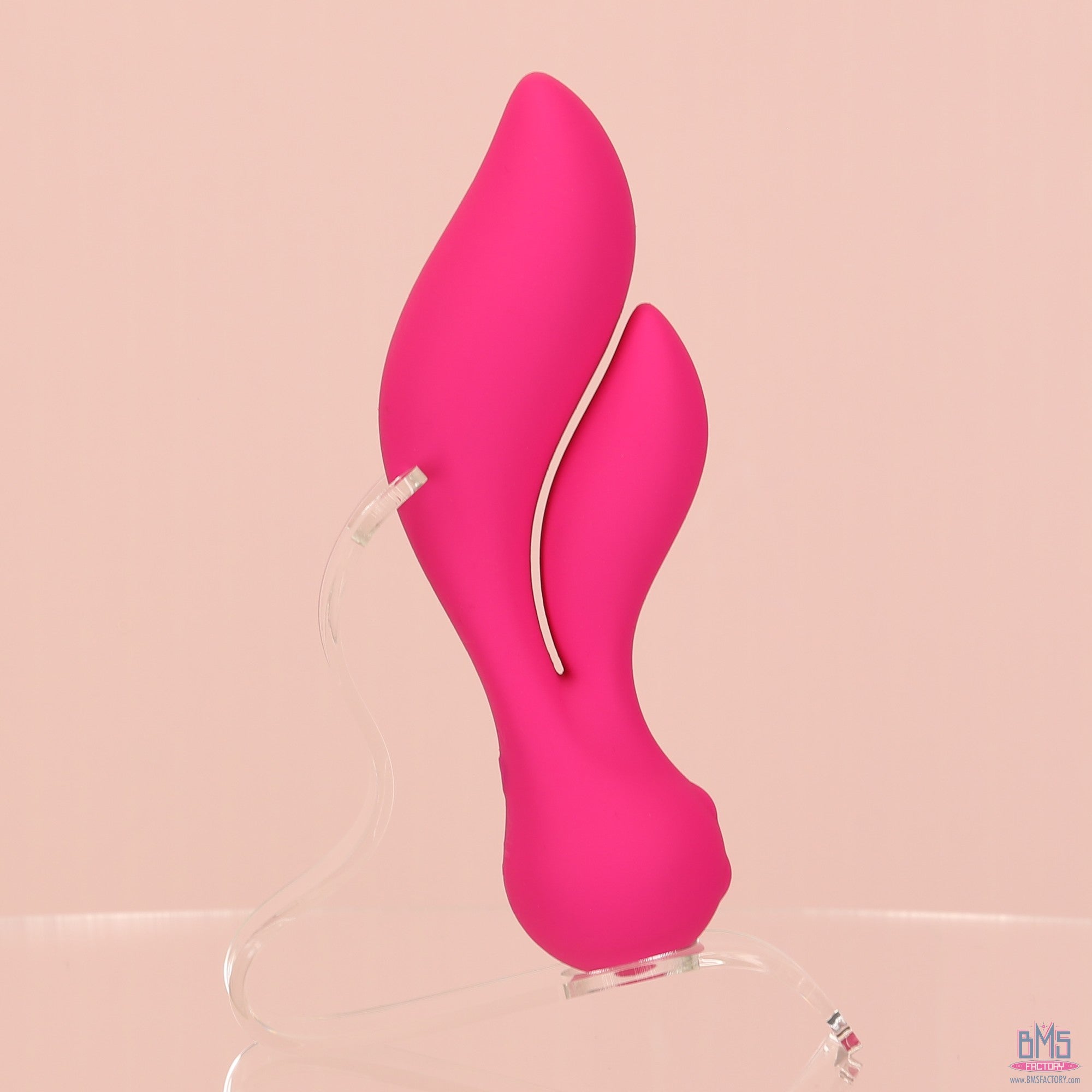 Swan - Feather - Dual Vibrator - Rechargeable - Pink