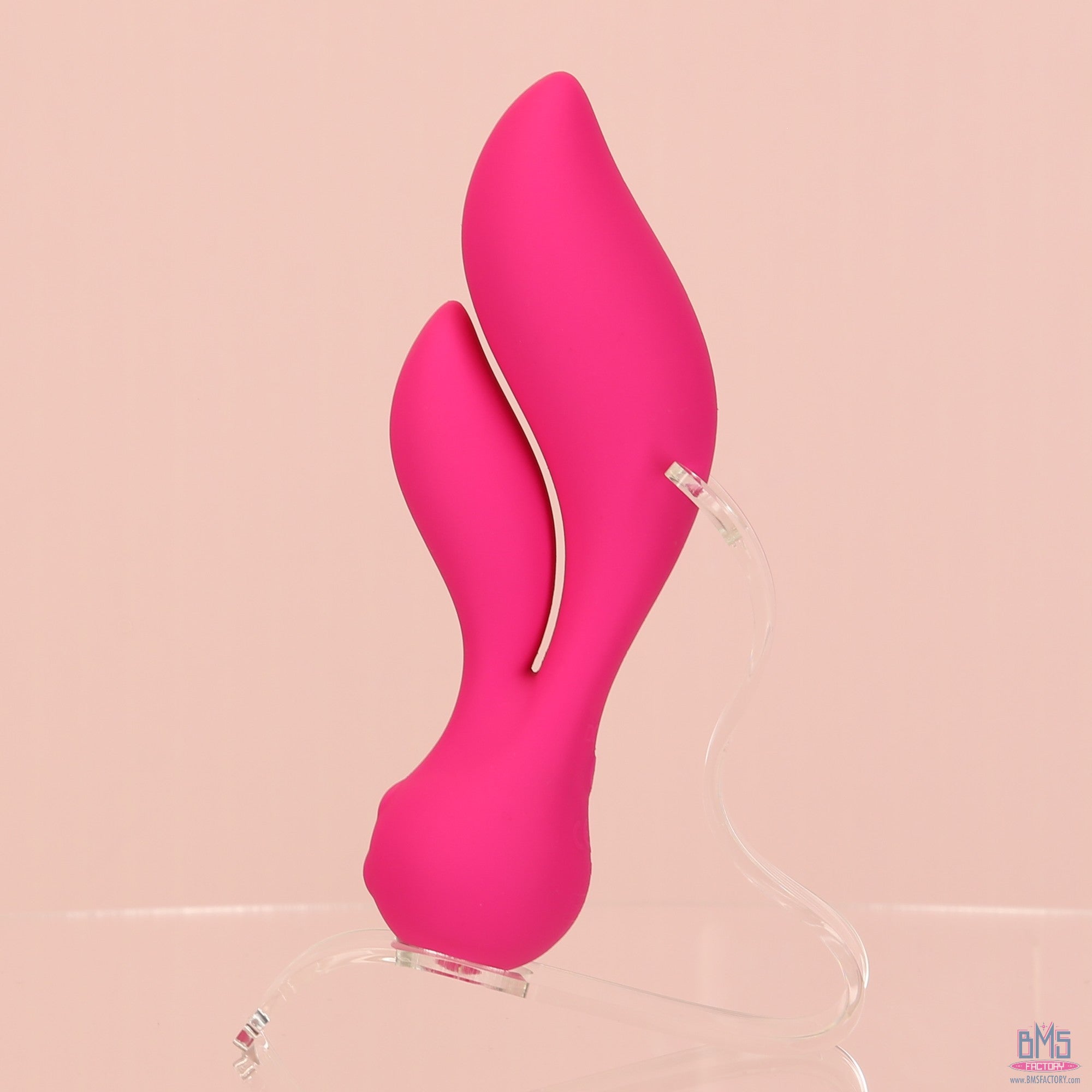 Swan - Feather - Dual Vibrator - Rechargeable - Pink