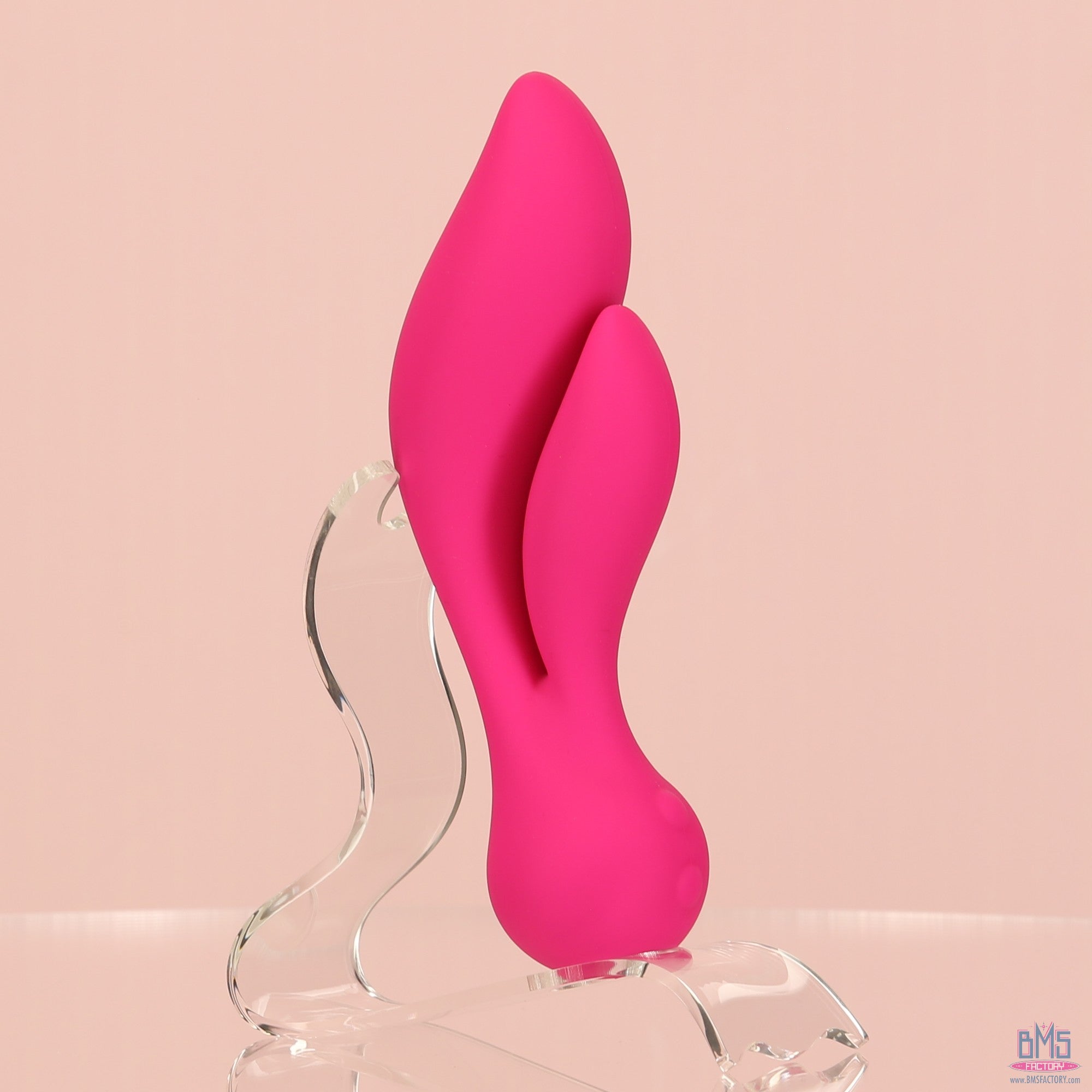 Swan - Feather - Dual Vibrator - Rechargeable - Pink