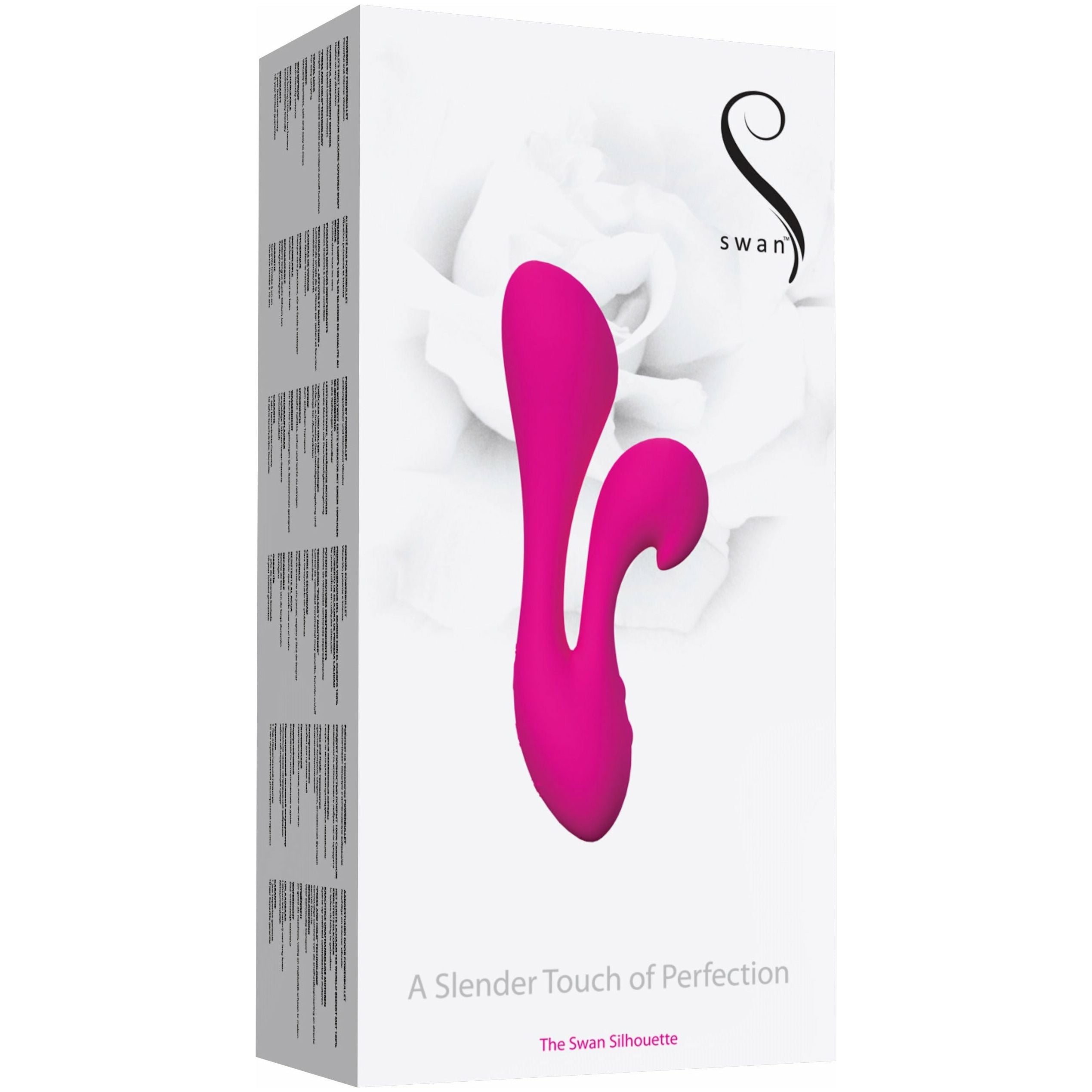 Swan - Silhouette - Dual Vibrator - Rechargeable - Pink