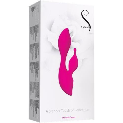 Swan - Cygne - Vibrateur clitoridien et point G - Rose