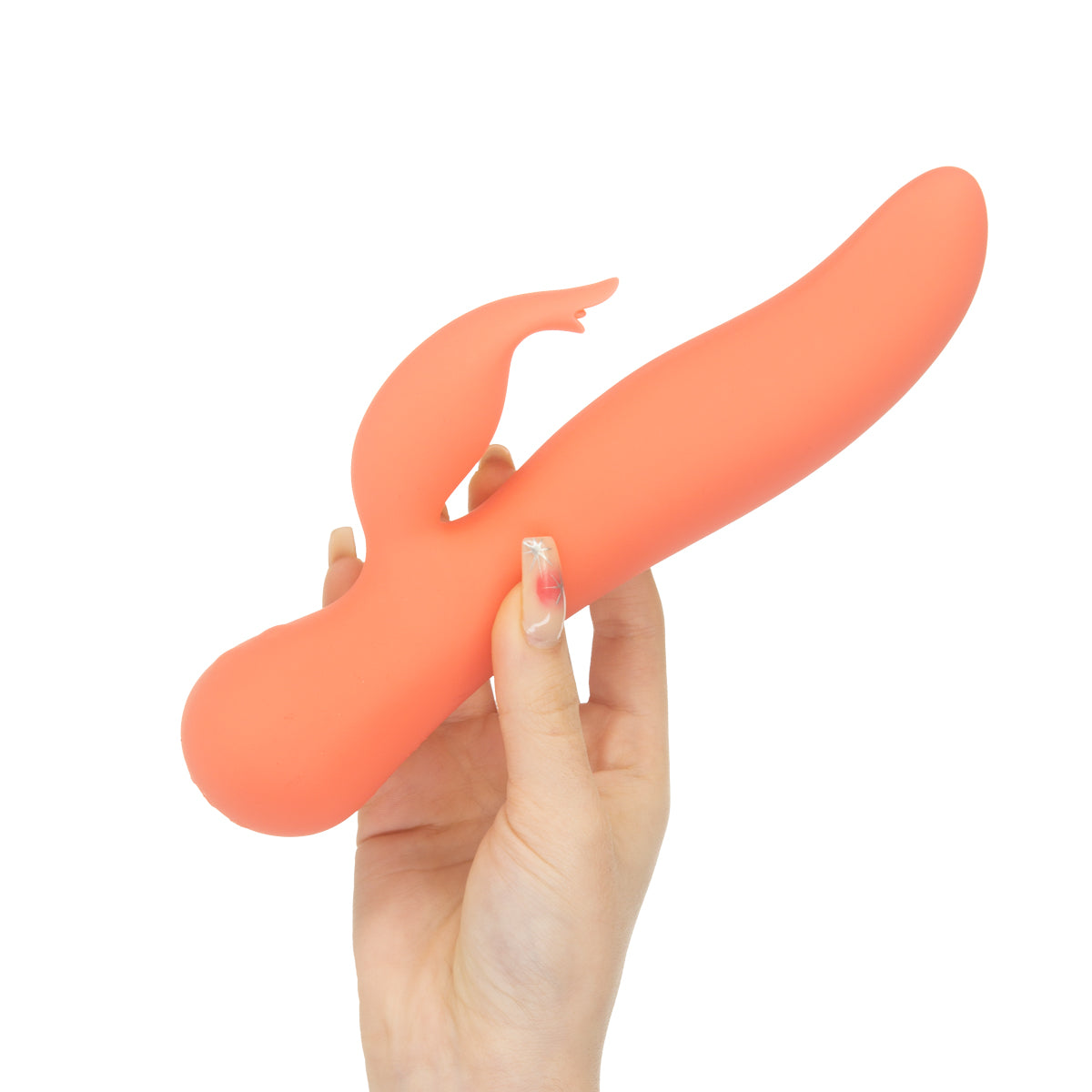 Swan - Blossom - Dual Action Vibrator - Coral