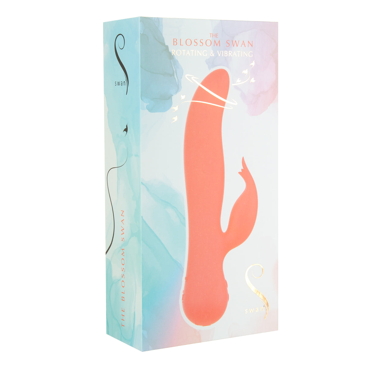 Swan - Blossom - Dual Action Vibrator - Coral