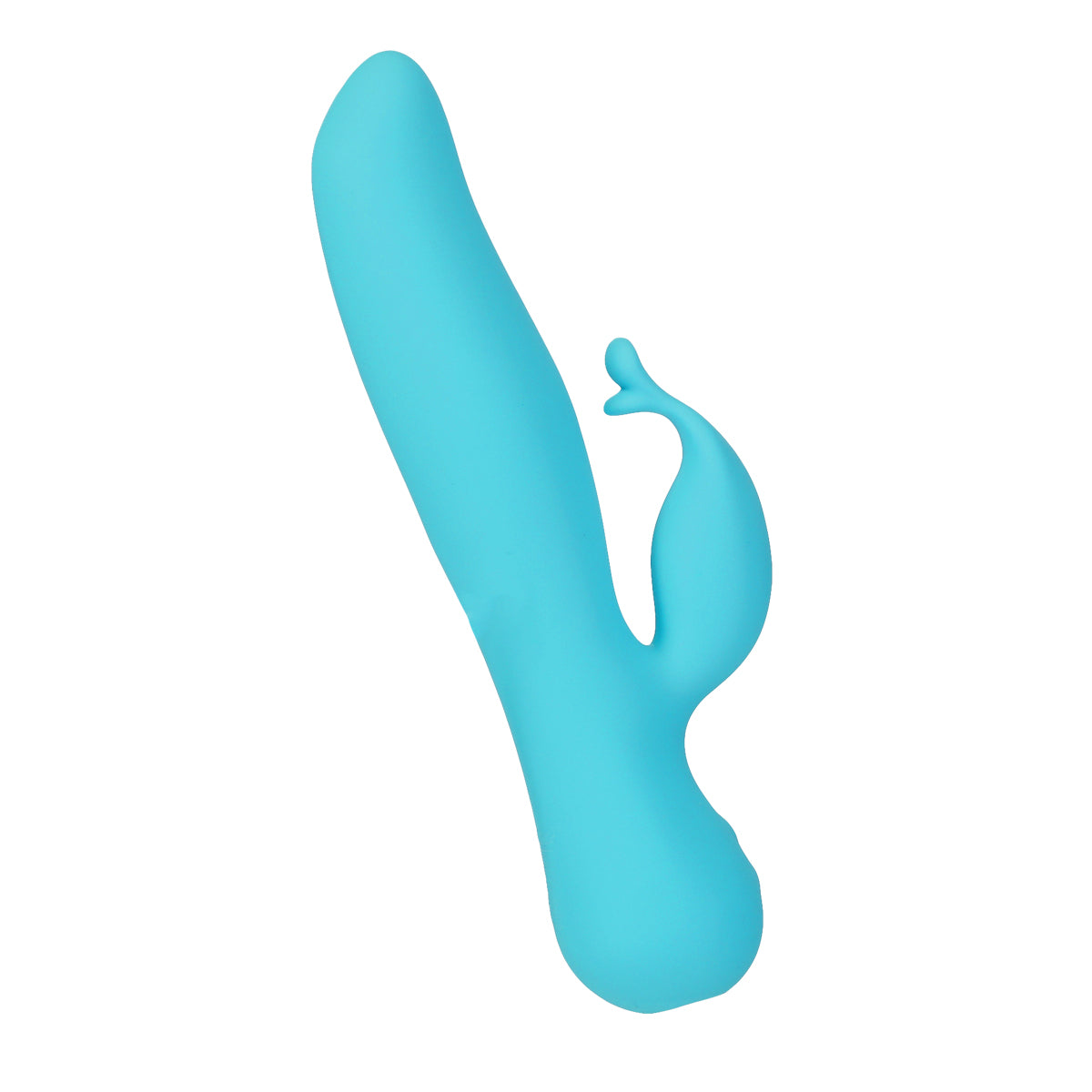 Swan - Kissing Swan - Dual Action Vibrator - Blue