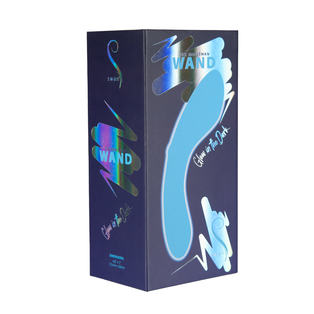 Swan - La baguette Mini Swan® - Luminescente dans le noir - Bleue