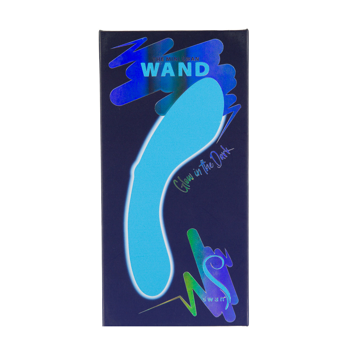 Swan - The Mini Swan® Wand - Glow in the Dark - Blue